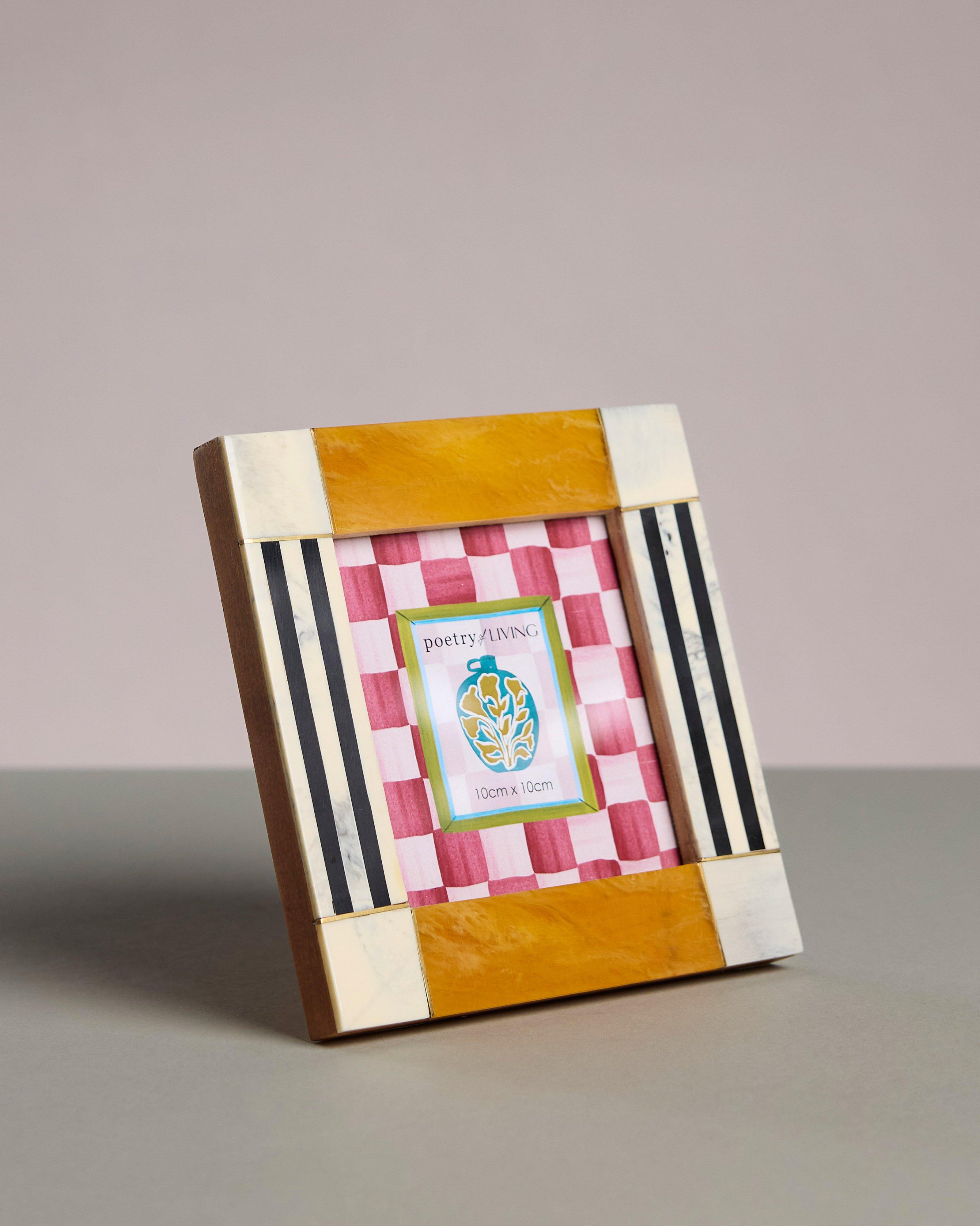 Fi Resin Frame - 10cm x 10cm -  Ochre