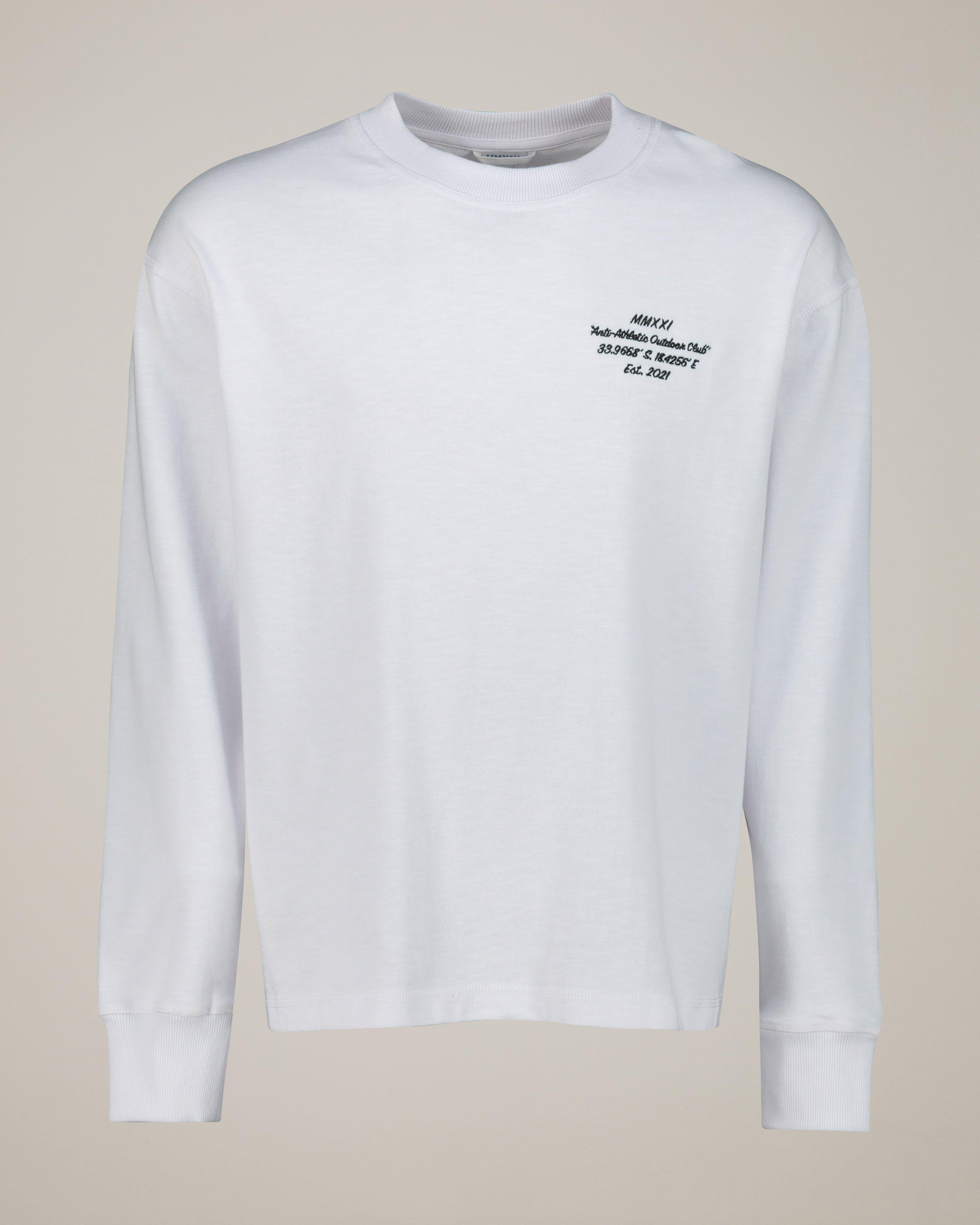 MMXXI Men's Flow Long Sleeve Slub Tee -  White