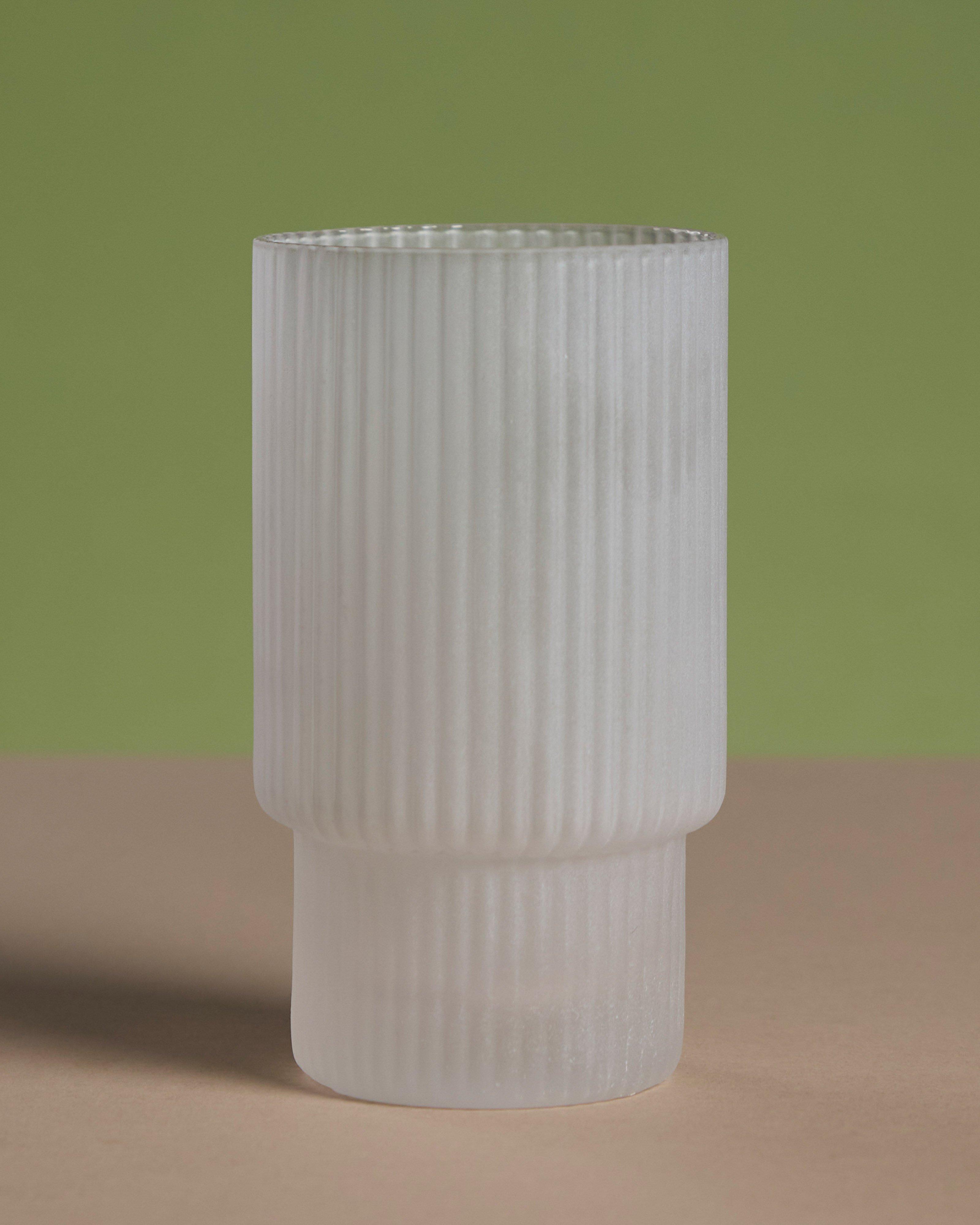 Gatsby Frosted Tall Tumbler -  White