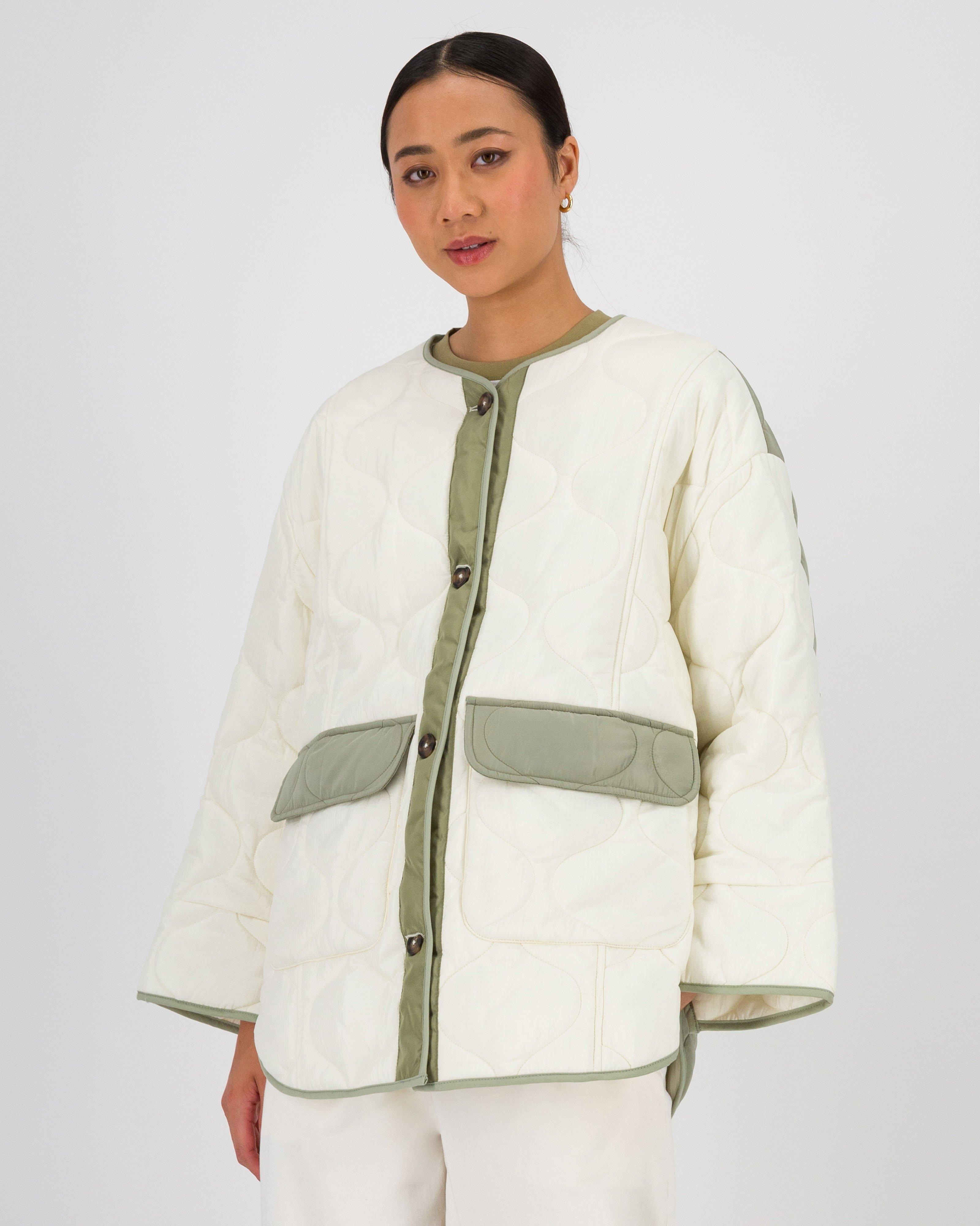 Wyn Quilt Jacket -  Stone