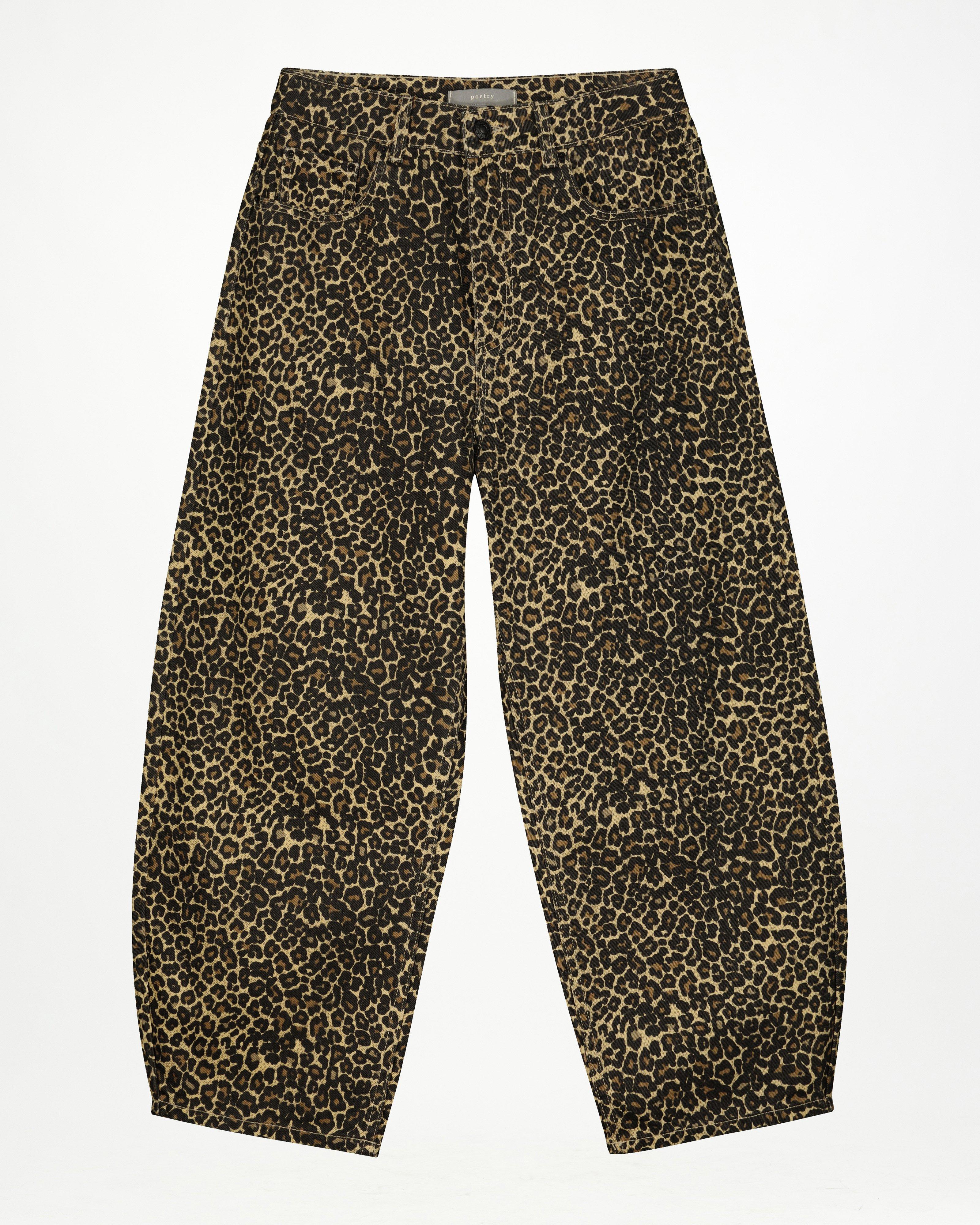  Liana Leopard Print Denims -  Assorted