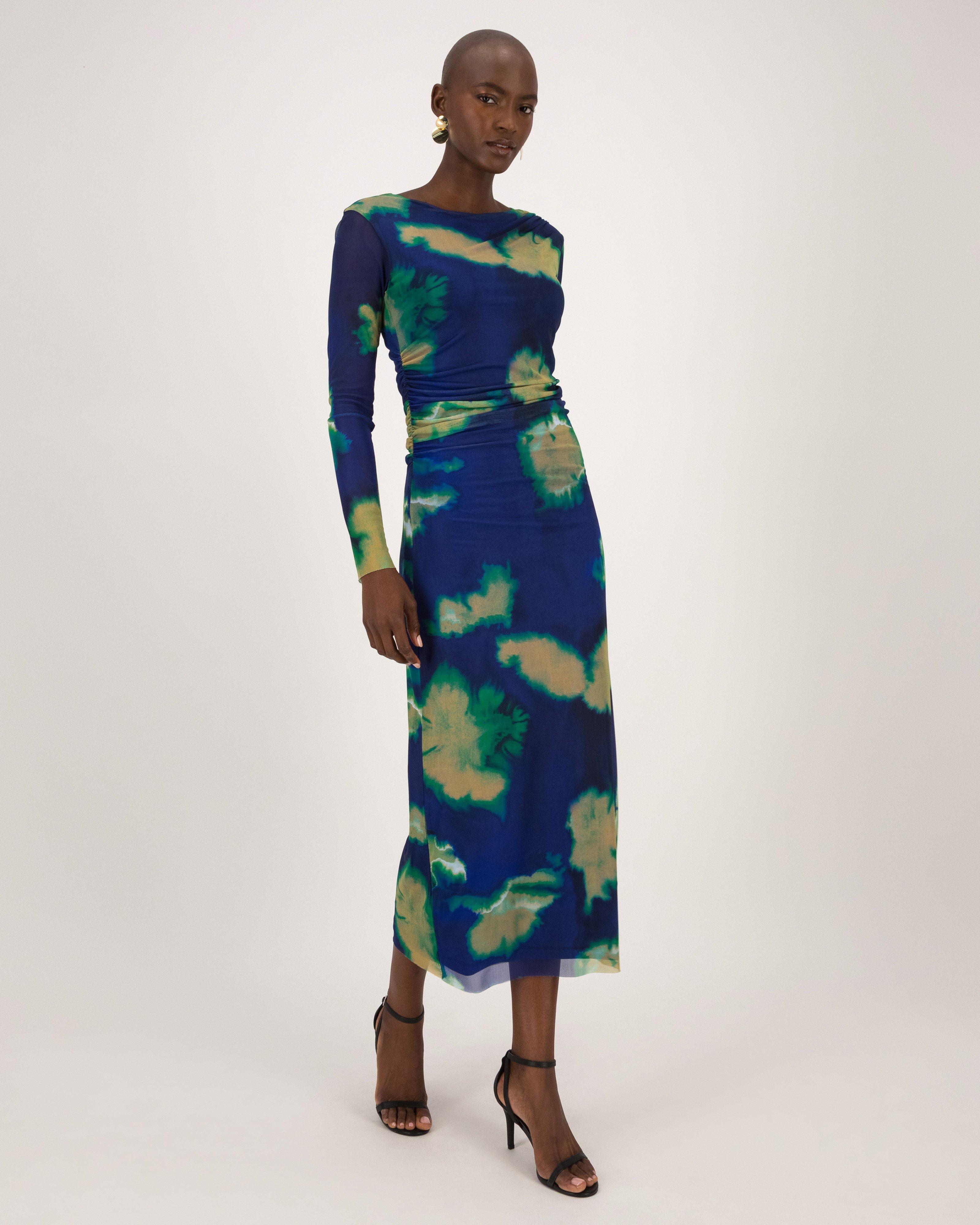 Maebry Printed Mesh Dress - Poetry Clothing Store