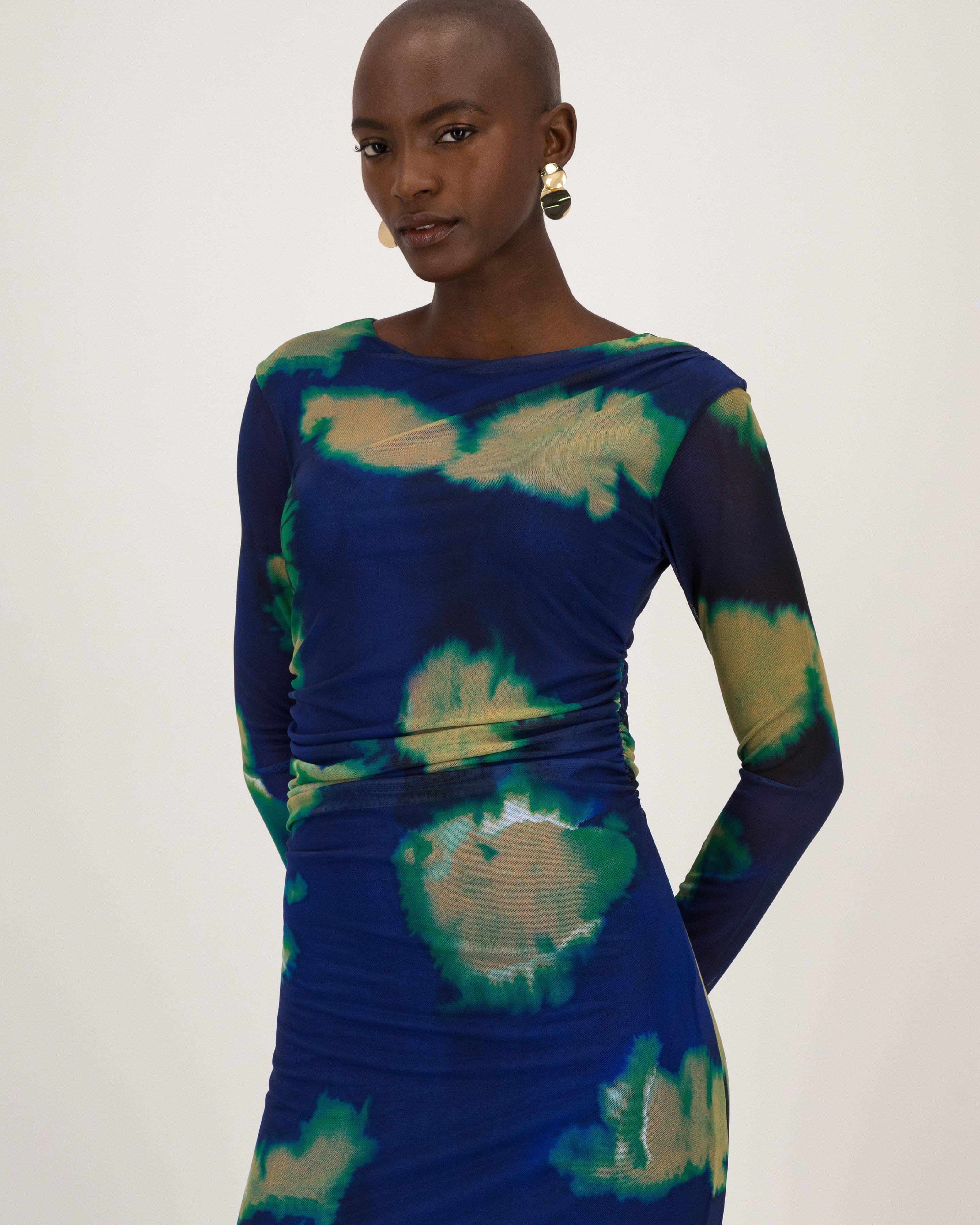 Maebry Printed Mesh Dress - Poetry Clothing Store