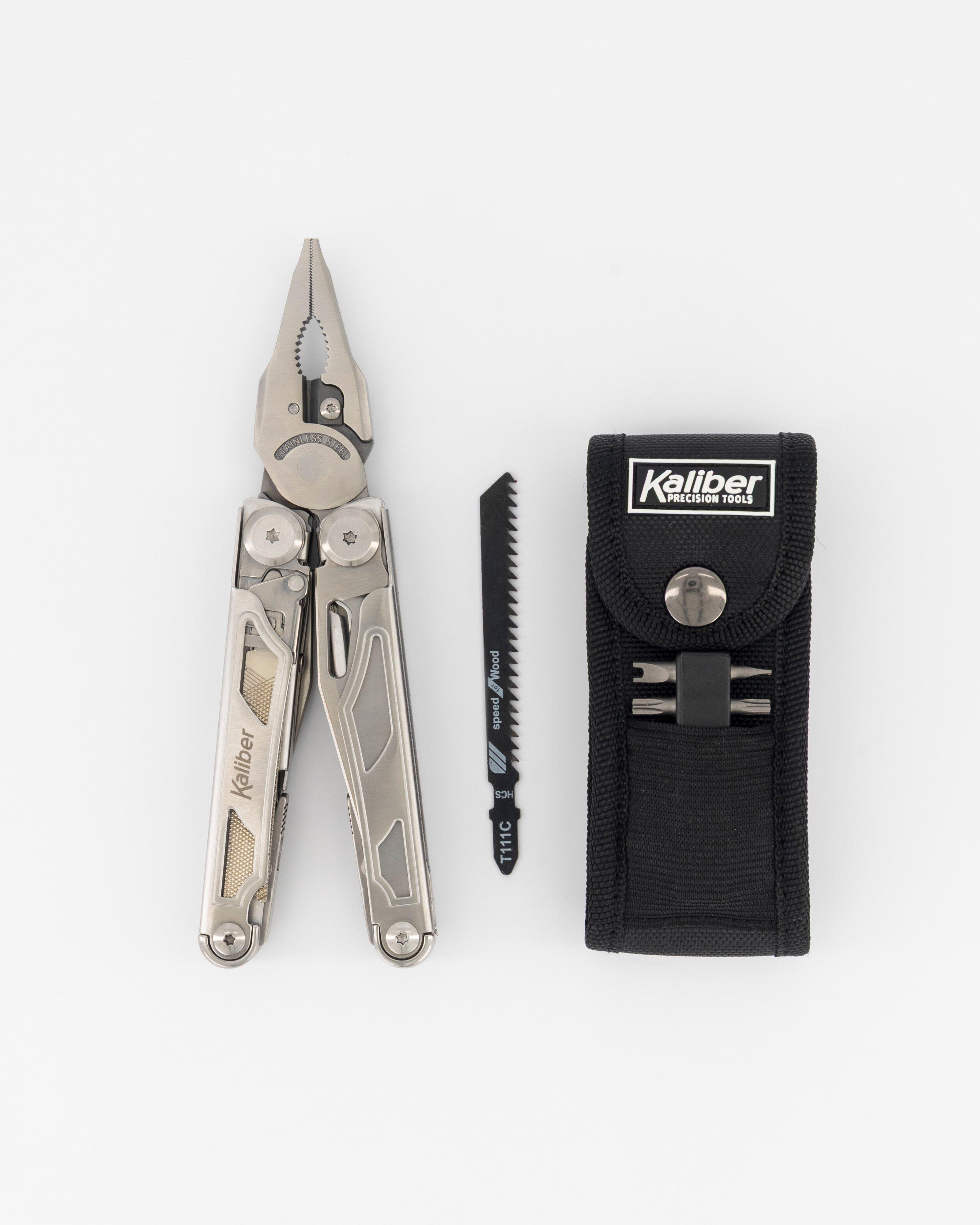 Kaliber Titan Multi-Tool With Bit Kit -  Silver
