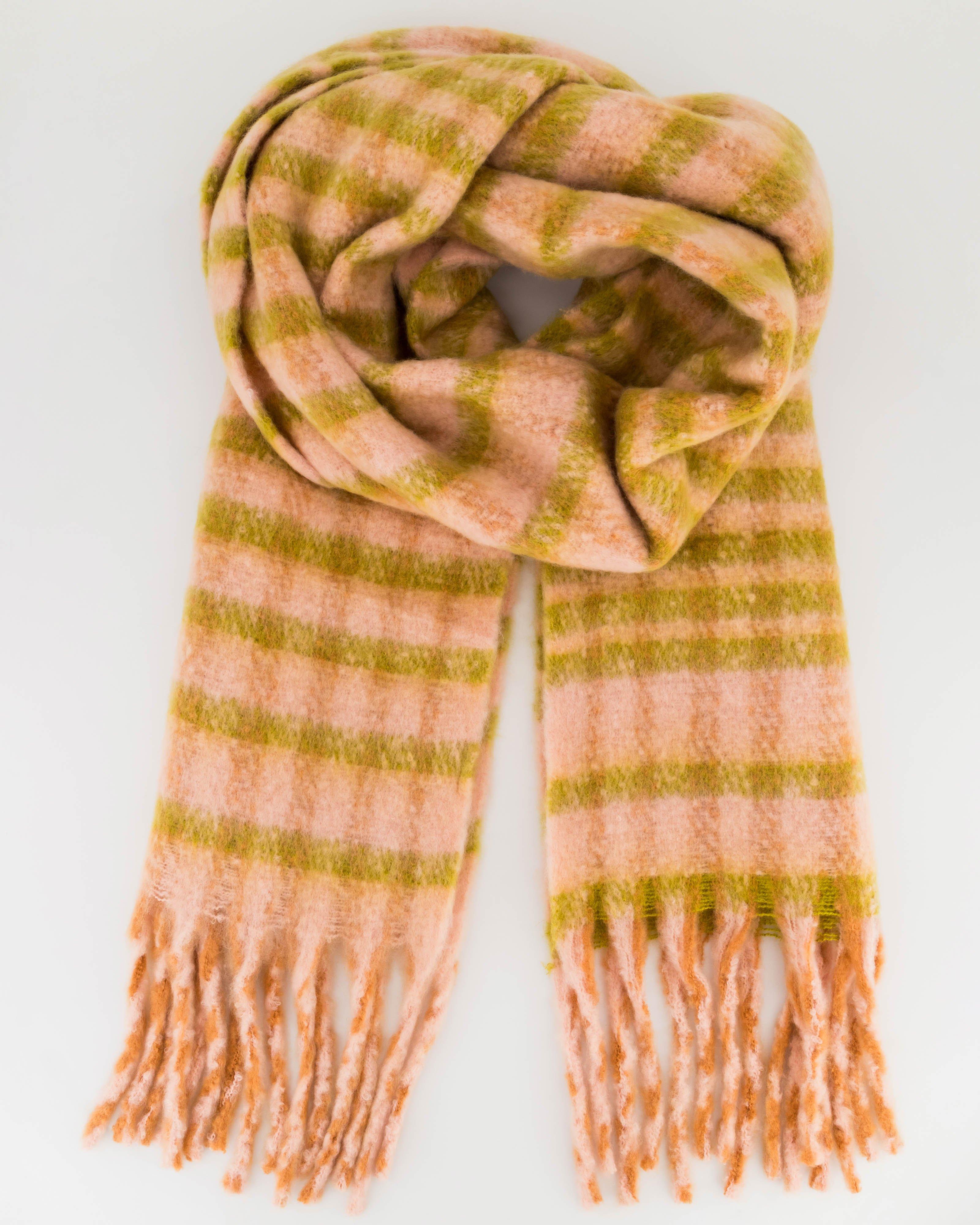 Naya Check Soft Scarf -  Pink