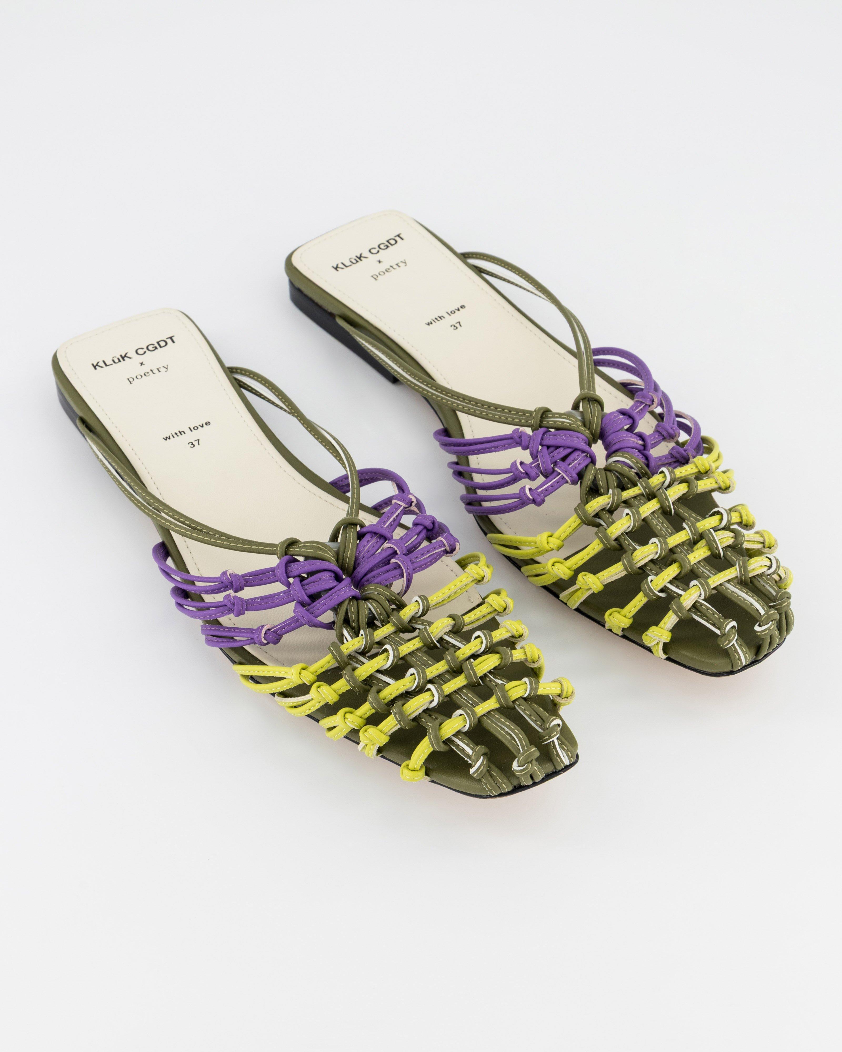KLûK CGDT x Poetry Strappy Sandals -  Assorted