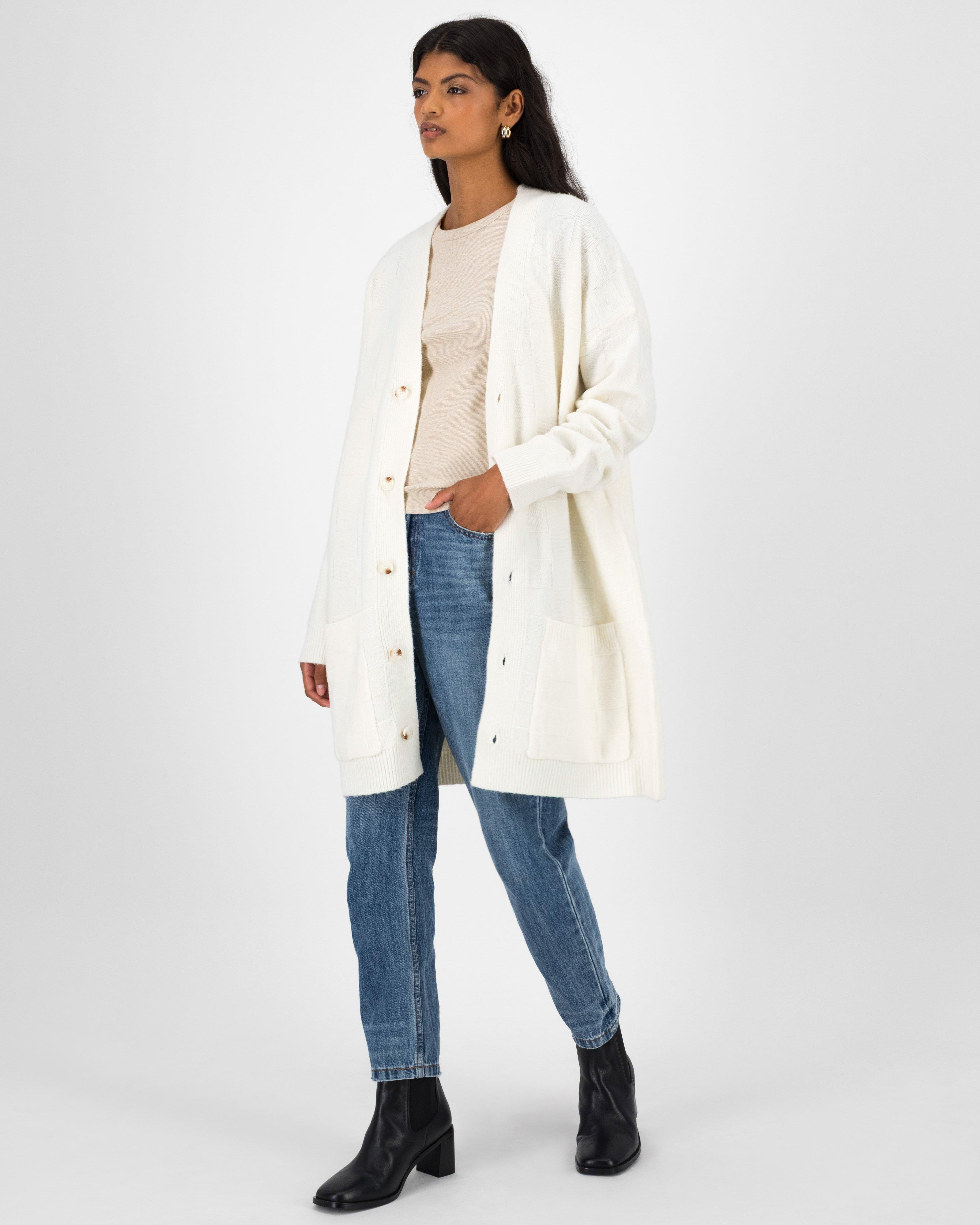 Tatum Textured Kimono -  Milk