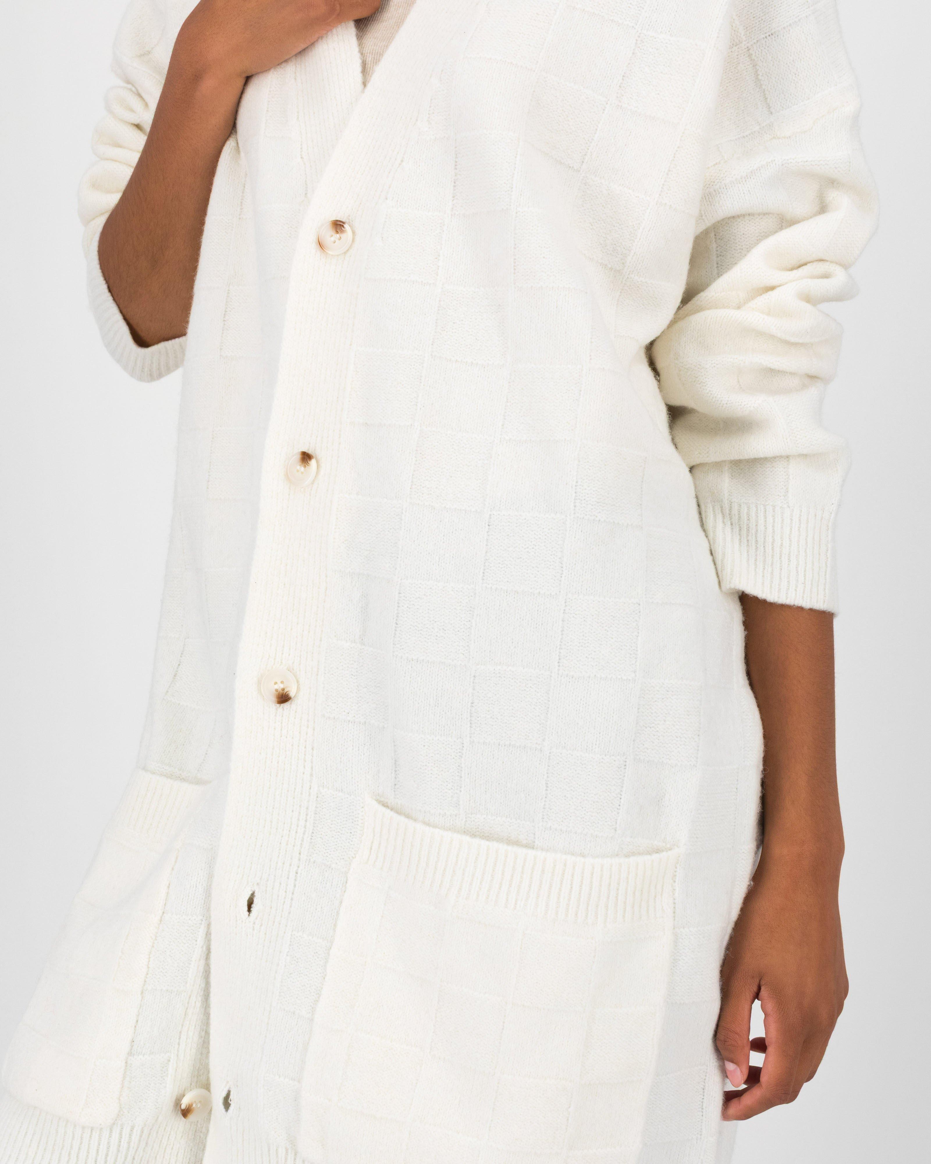 Tatum Textured Kimono -  Milk