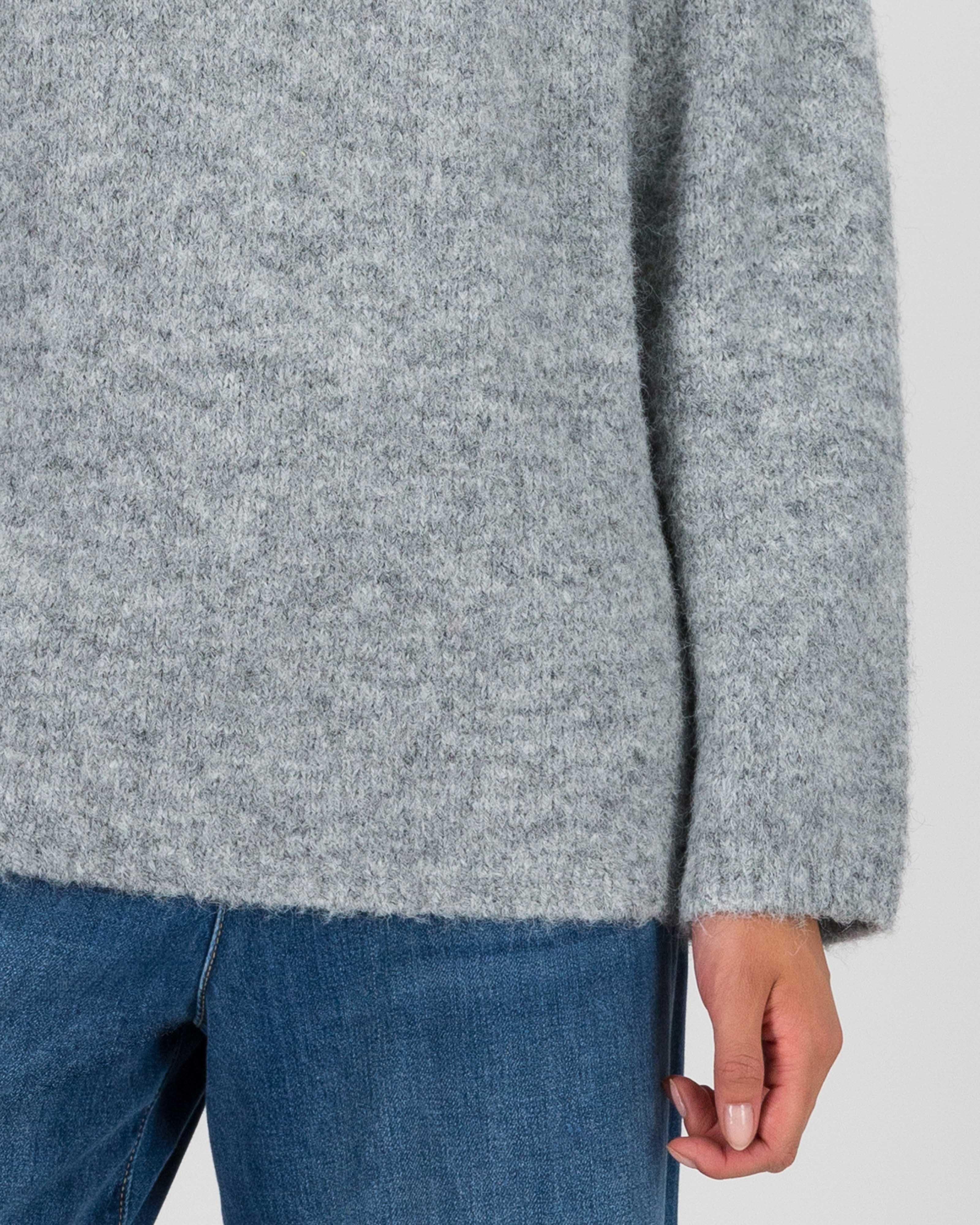 Oliver Fluffy Blend Pullover -  Light Grey