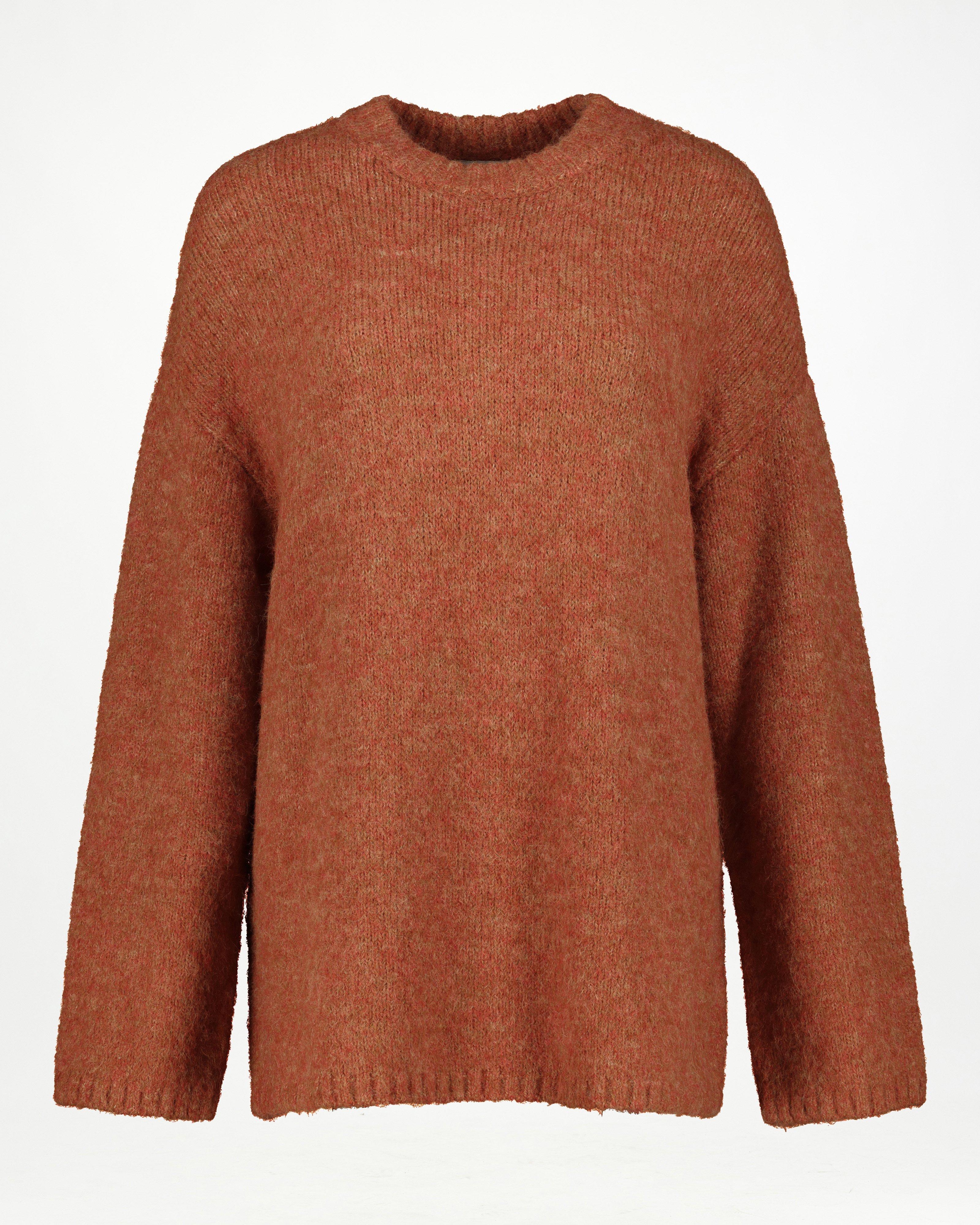 Oliver Fluffy Blend Pullover -  Rust