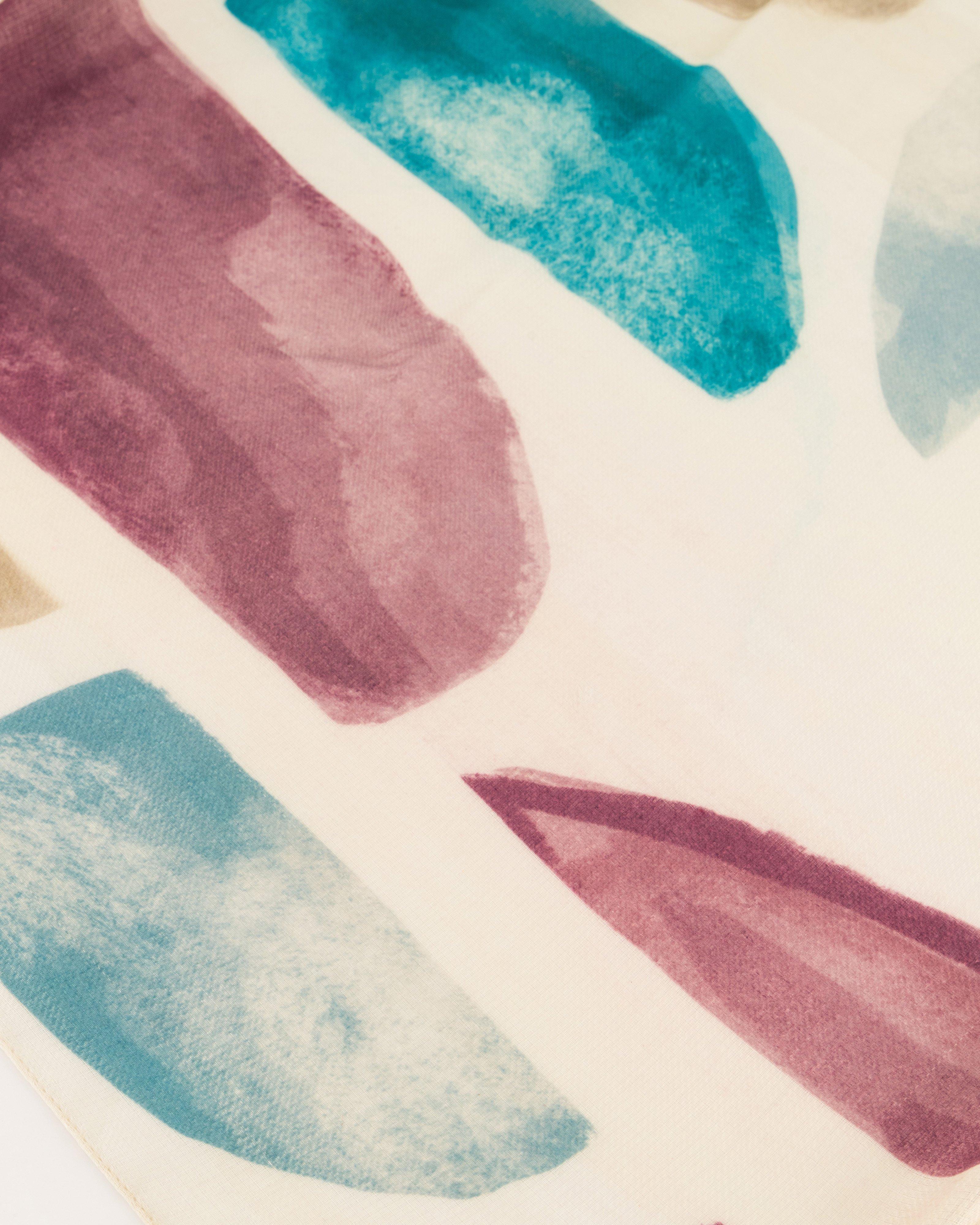Wilma Abstract Printed Scarf -  Assorted