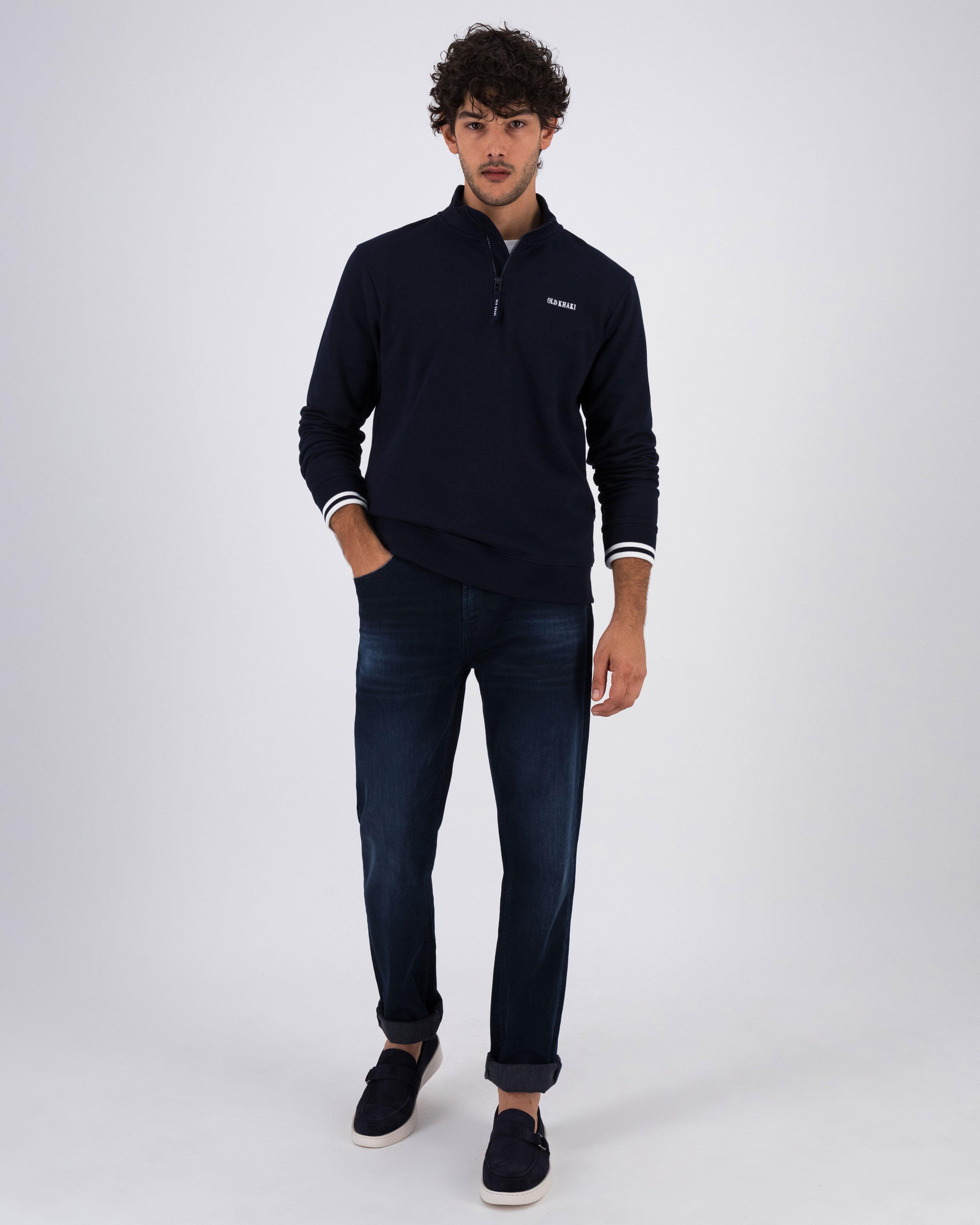 Old Khaki Men's Harry 1/4 Zip Sweatshirt -  Navy