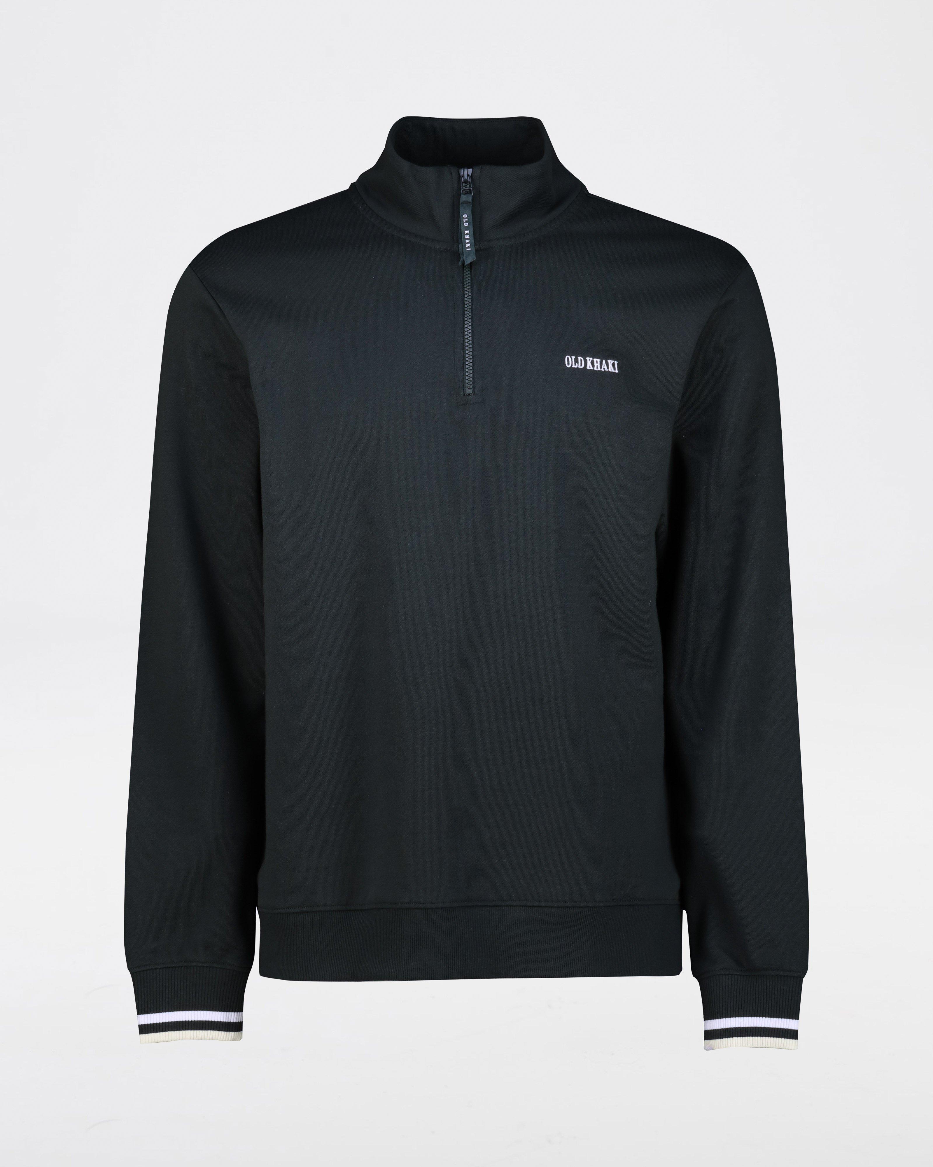 Old Khaki Men's Harry 1/4 Zip Sweatshirt -  Dark Green