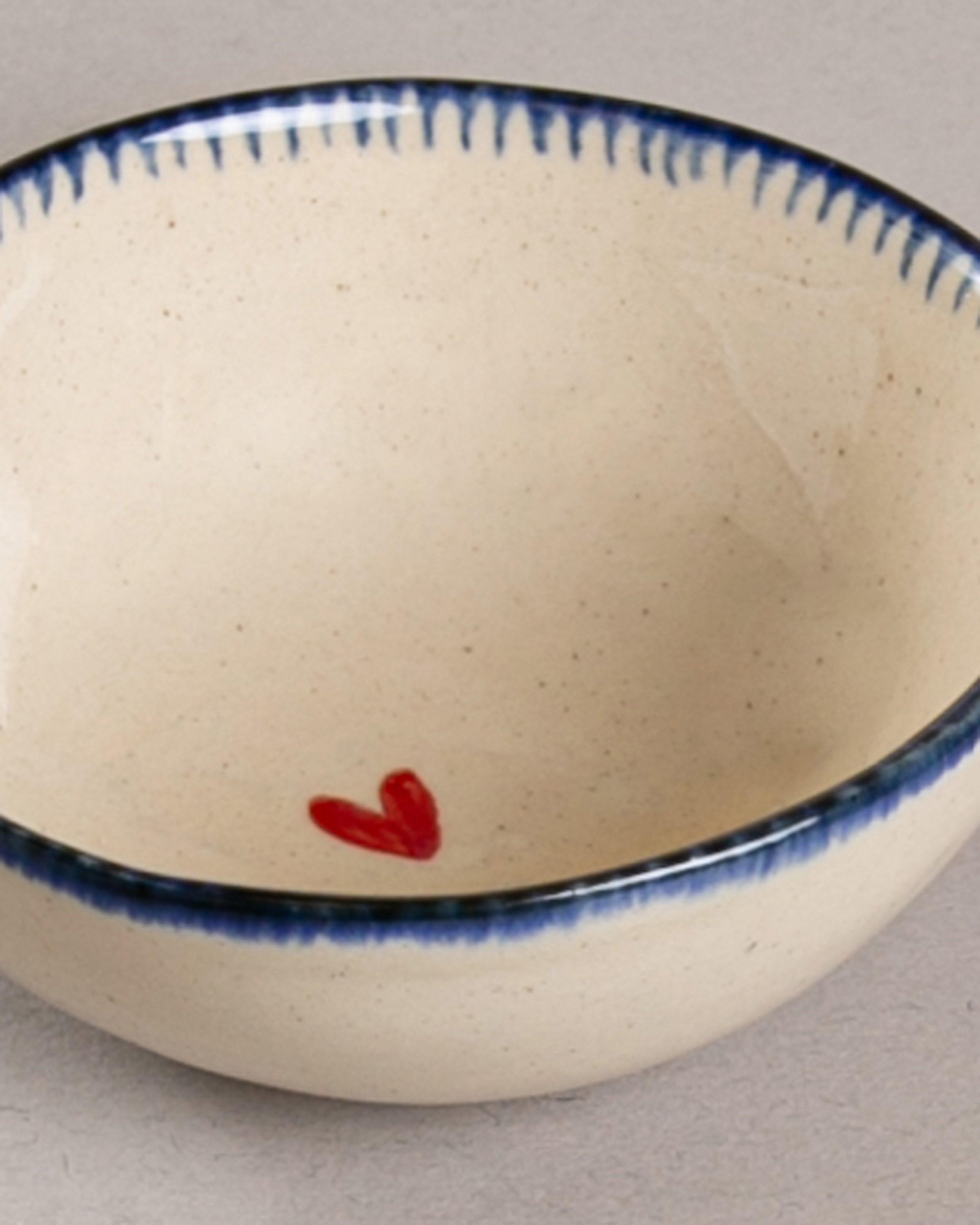 Valentine Hummus Bowl -  Blue