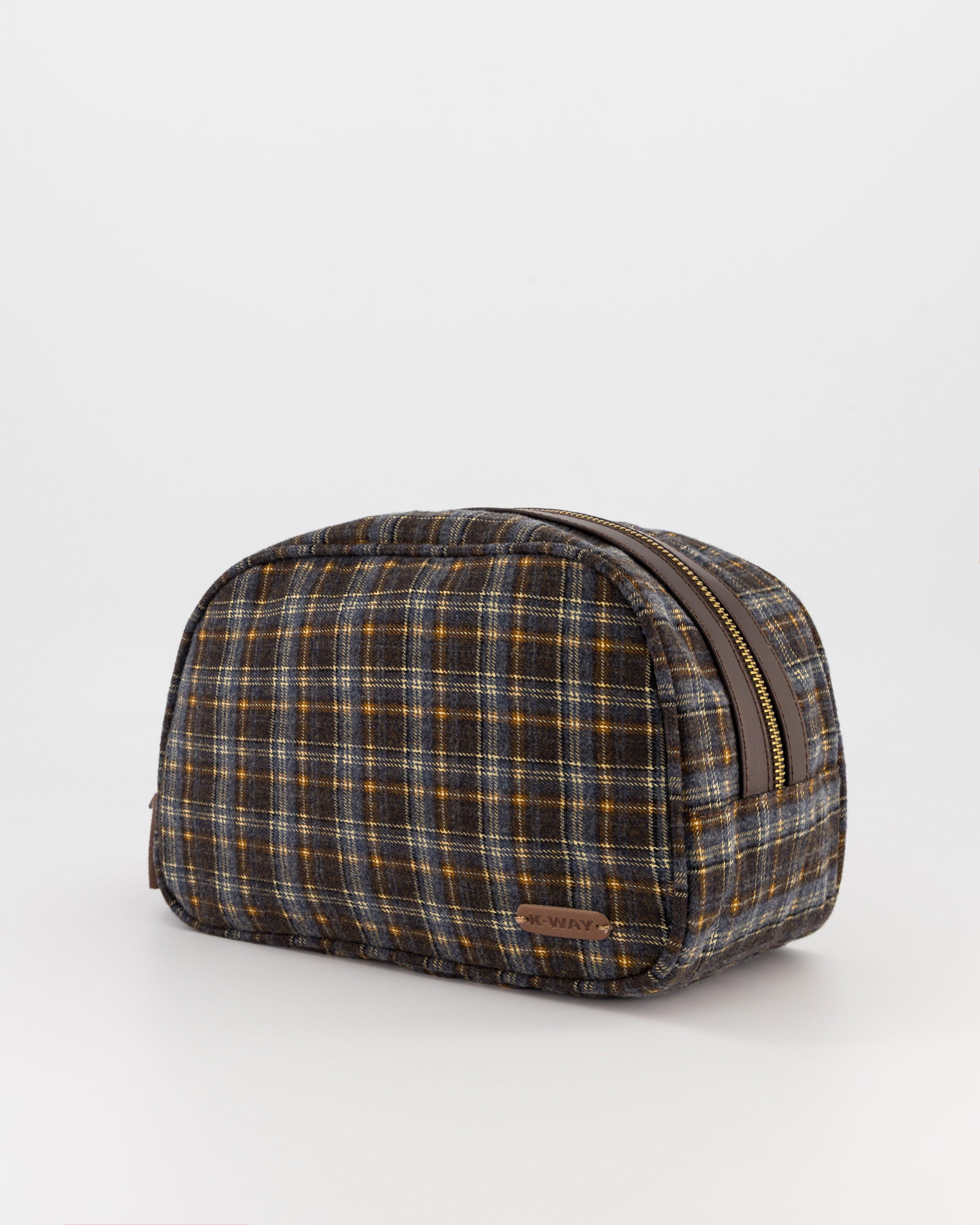 K-Way Elements Men’s Howard Tweed Wash Bag  -  Ochre