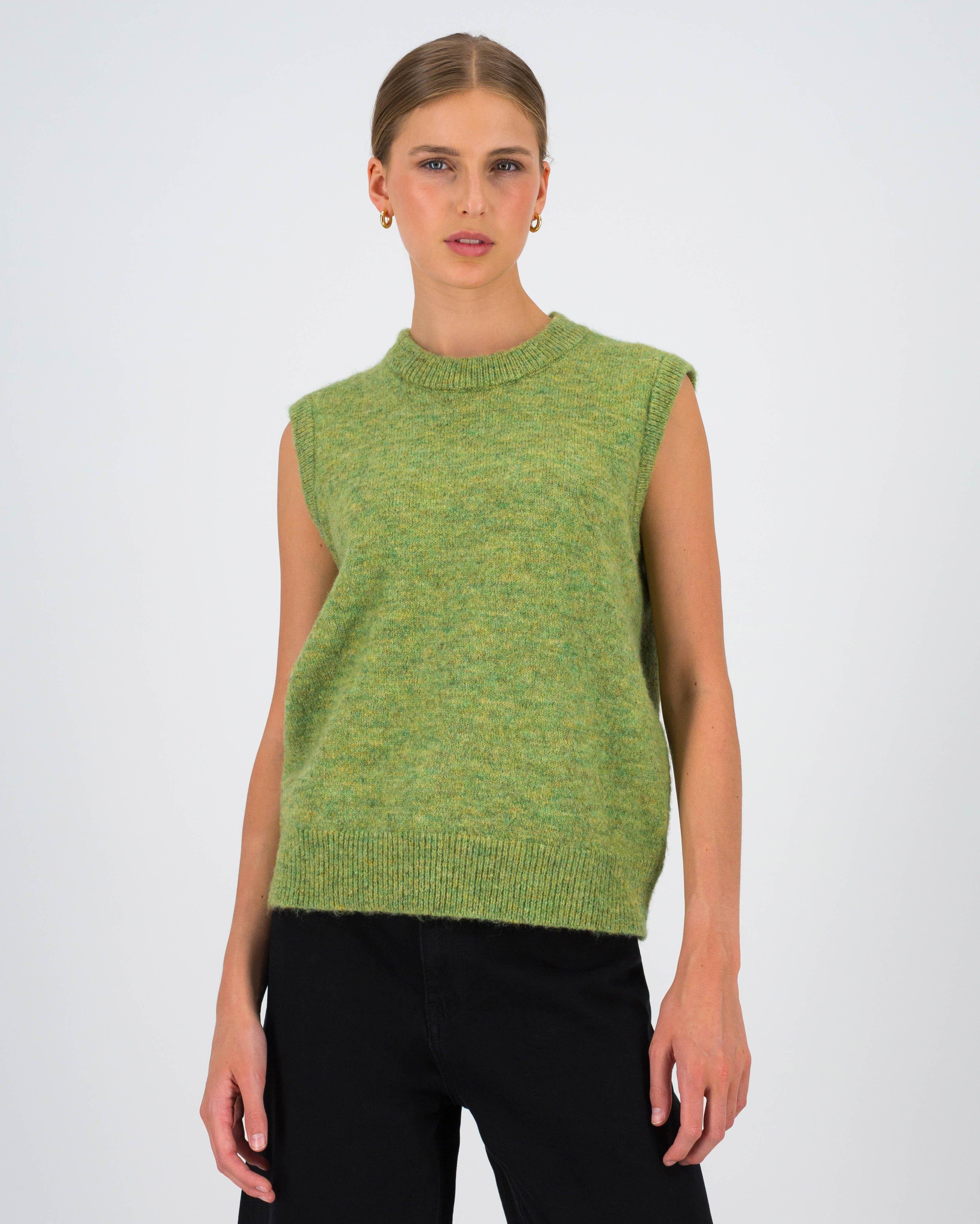 Emilia Sleeveless Pullover -  Green