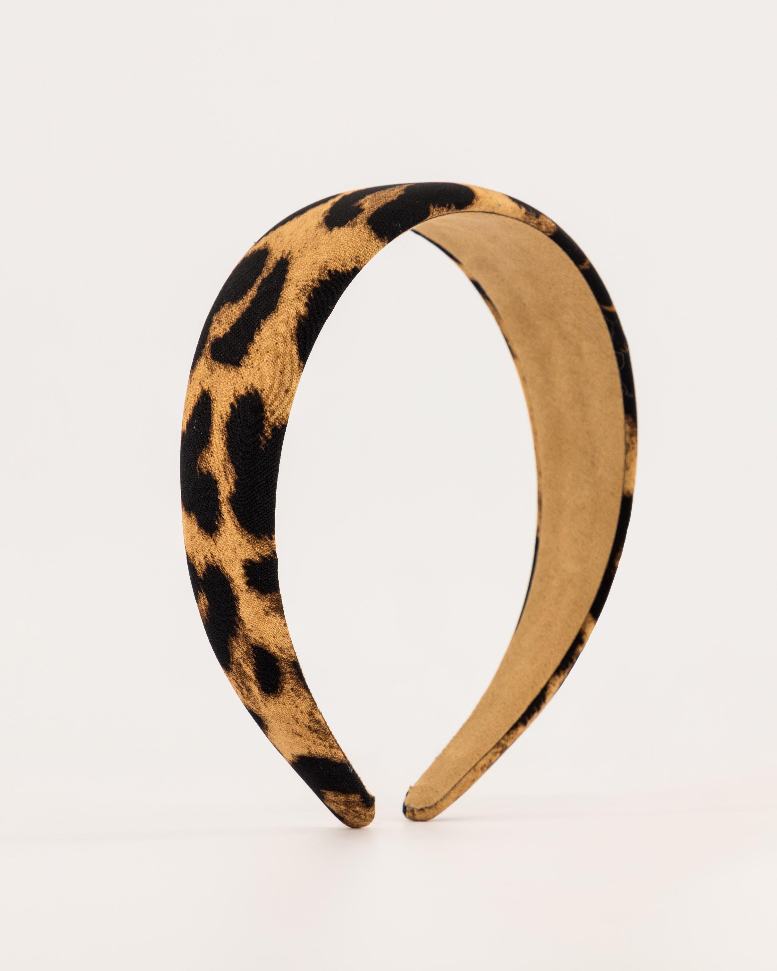 Animal Print Aliceband -  Brown