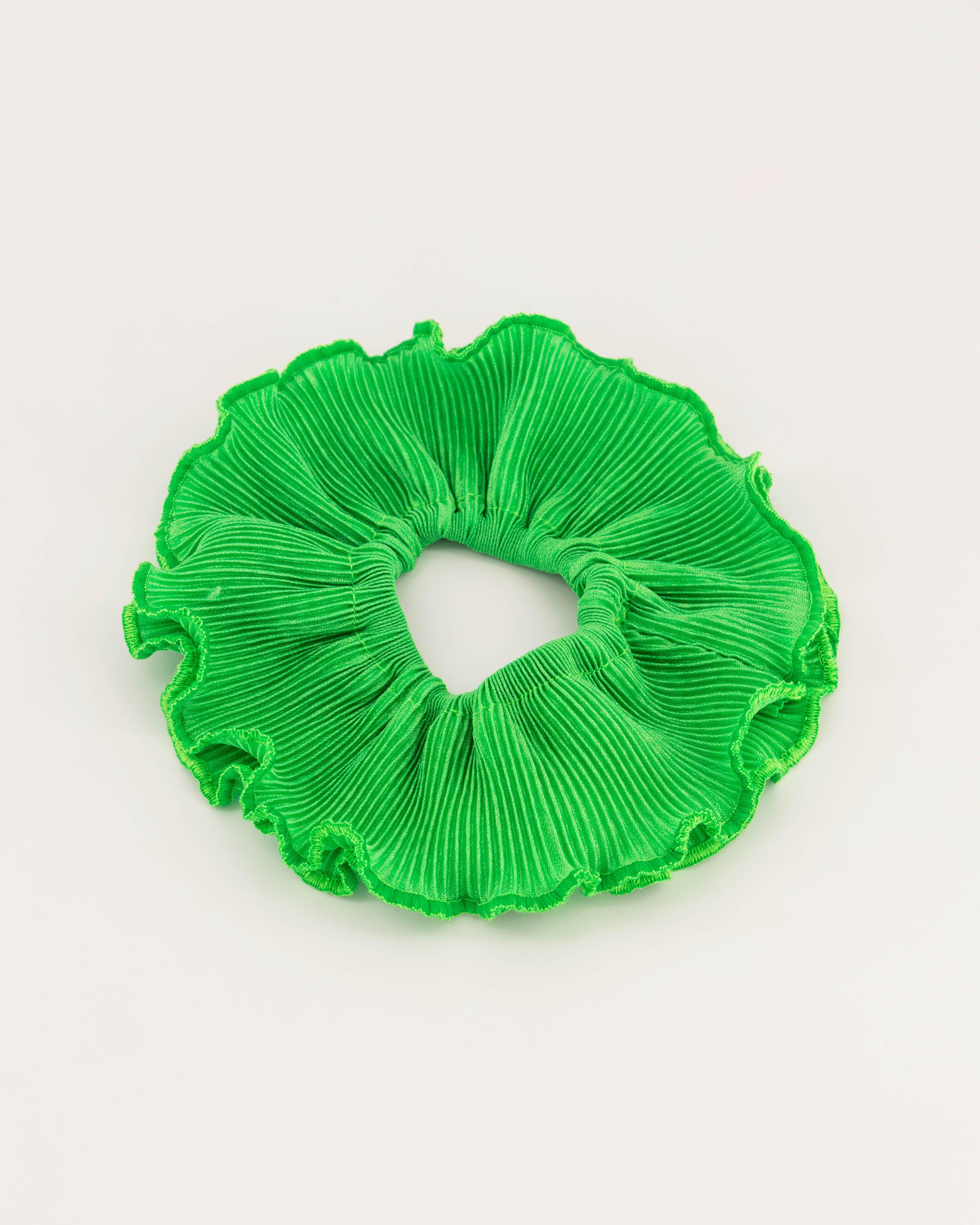 Chiffon Scrunchie -  Green