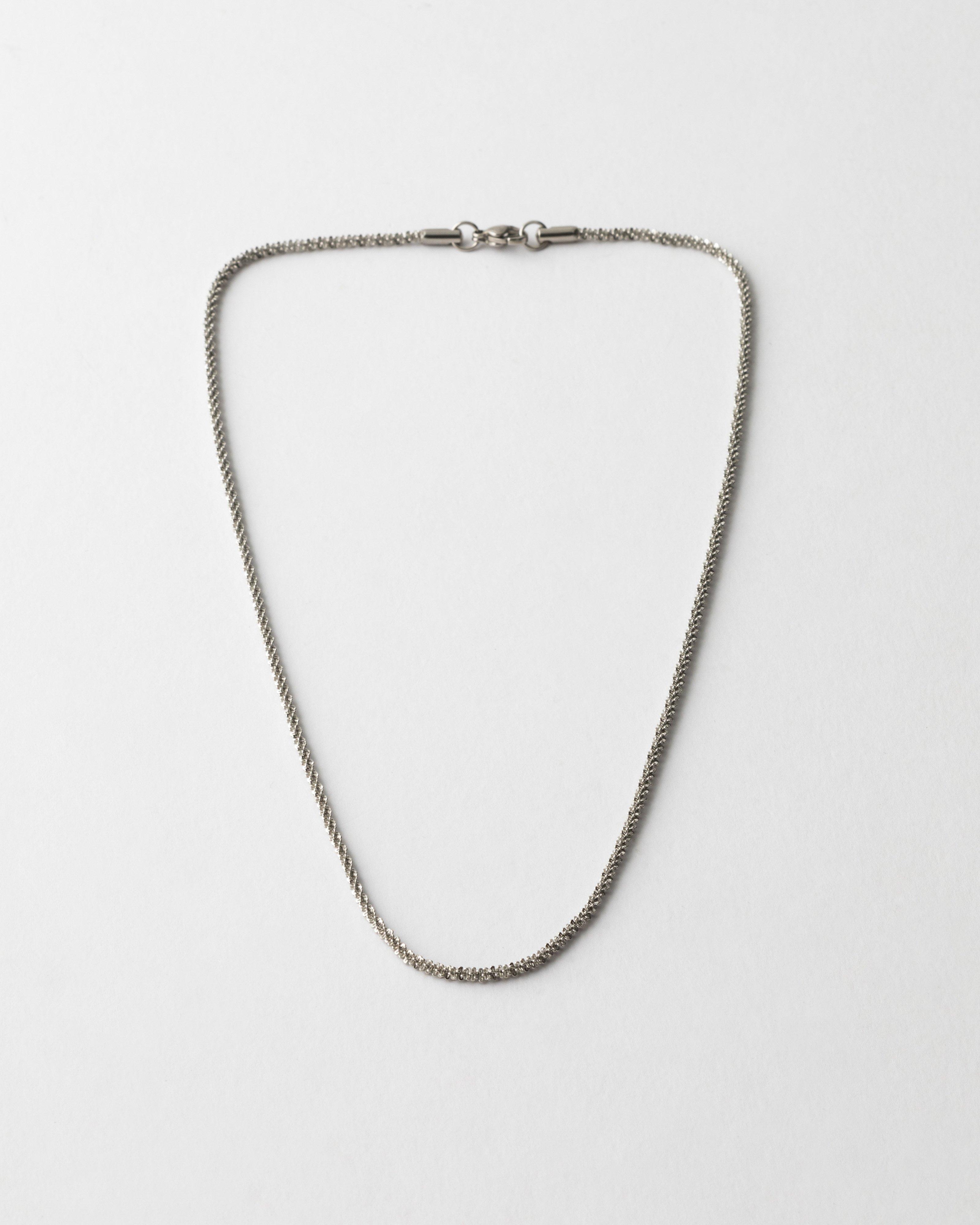Women's Stainless Steel Cauli Chain  -  Silver