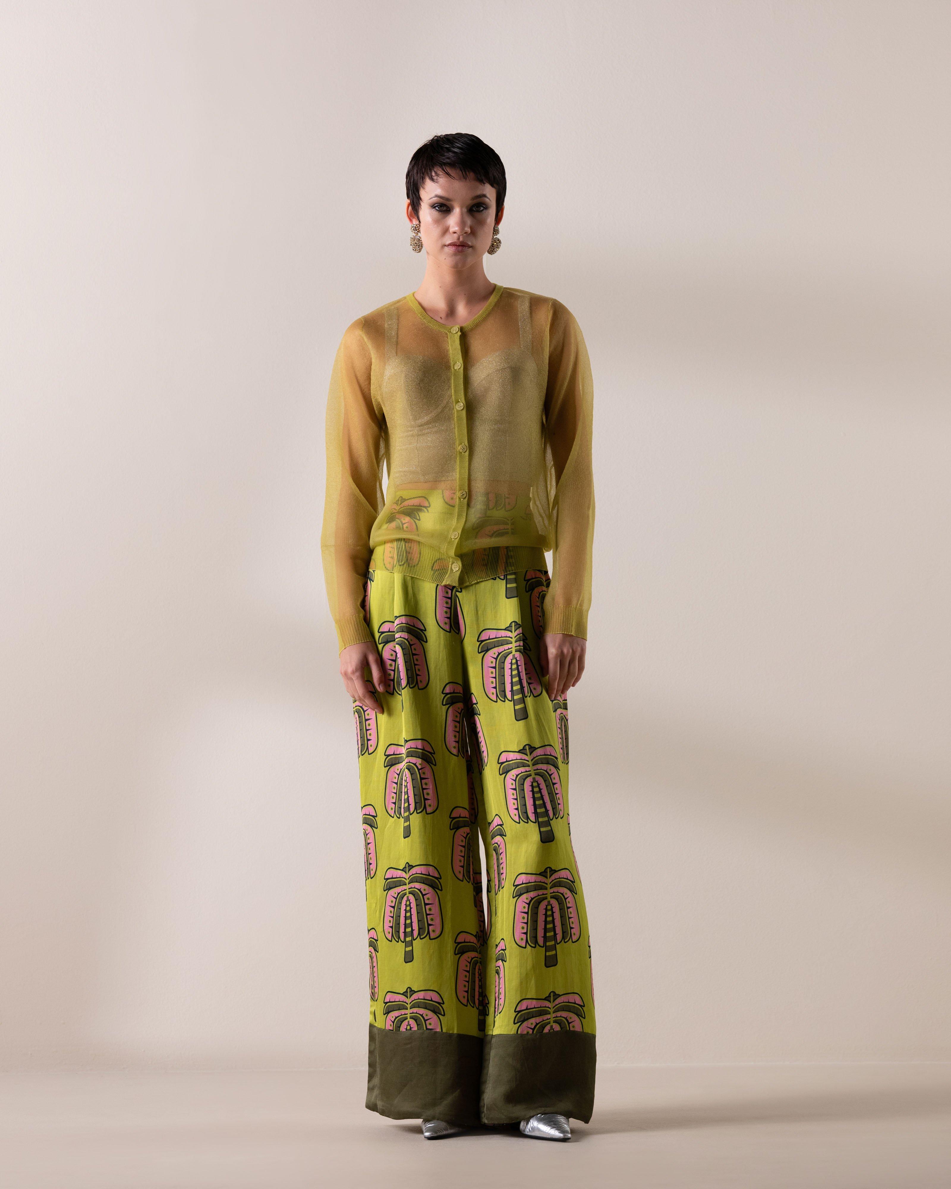 KLûK CGDT x Poetry Sheer Cardigan -  Yellow
