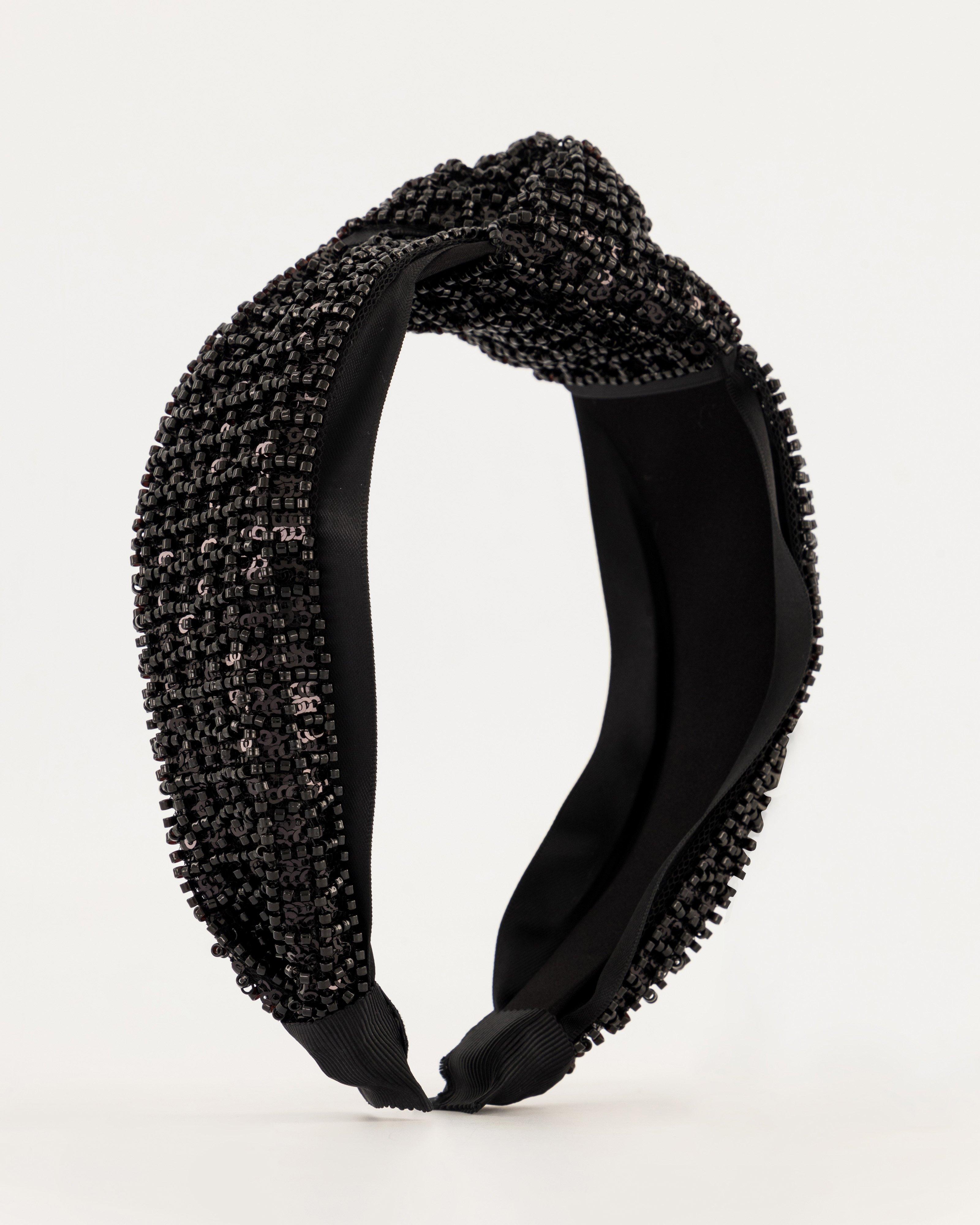Knotted Aliceband -  Black