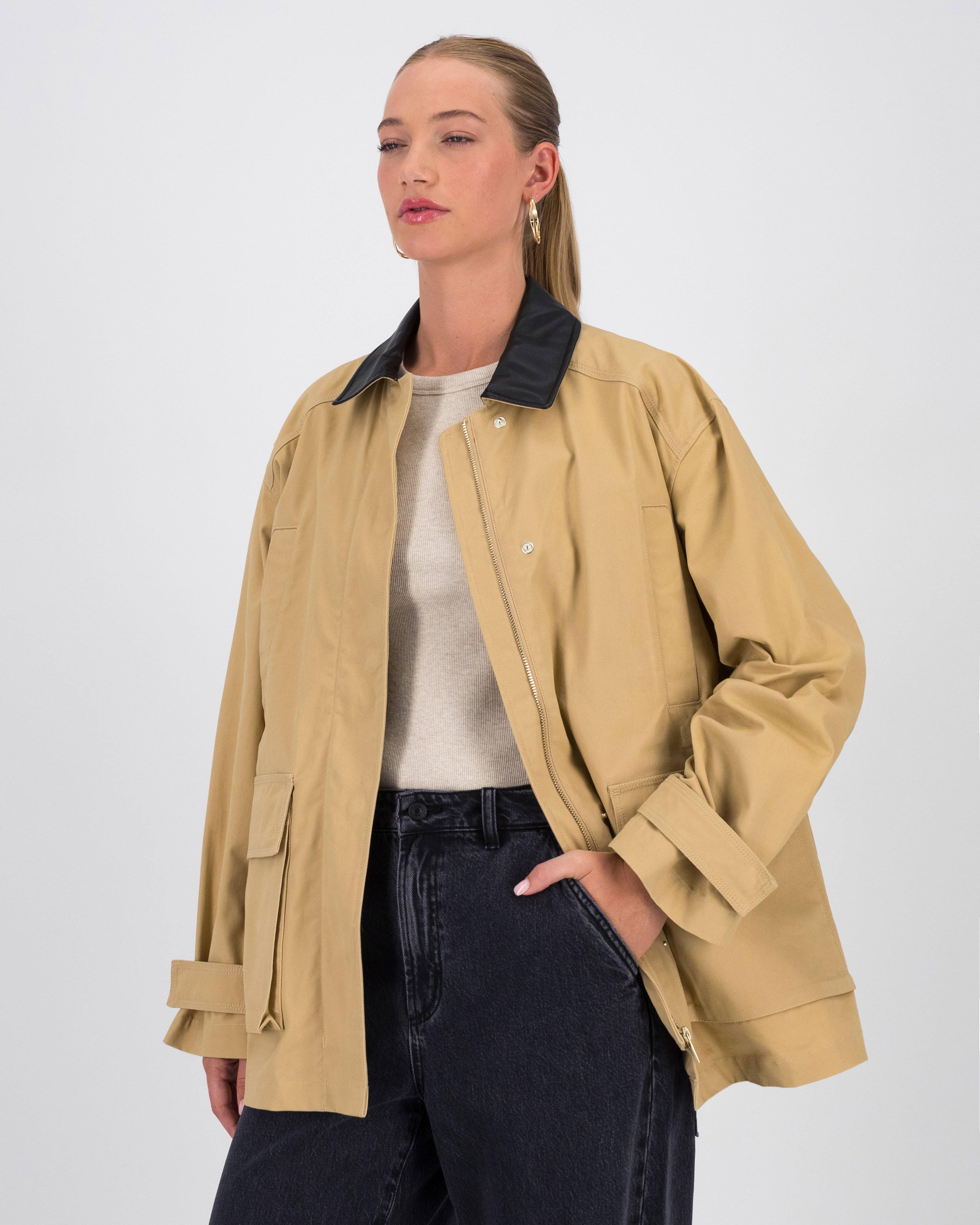 Rena Field Jacket -  Tan