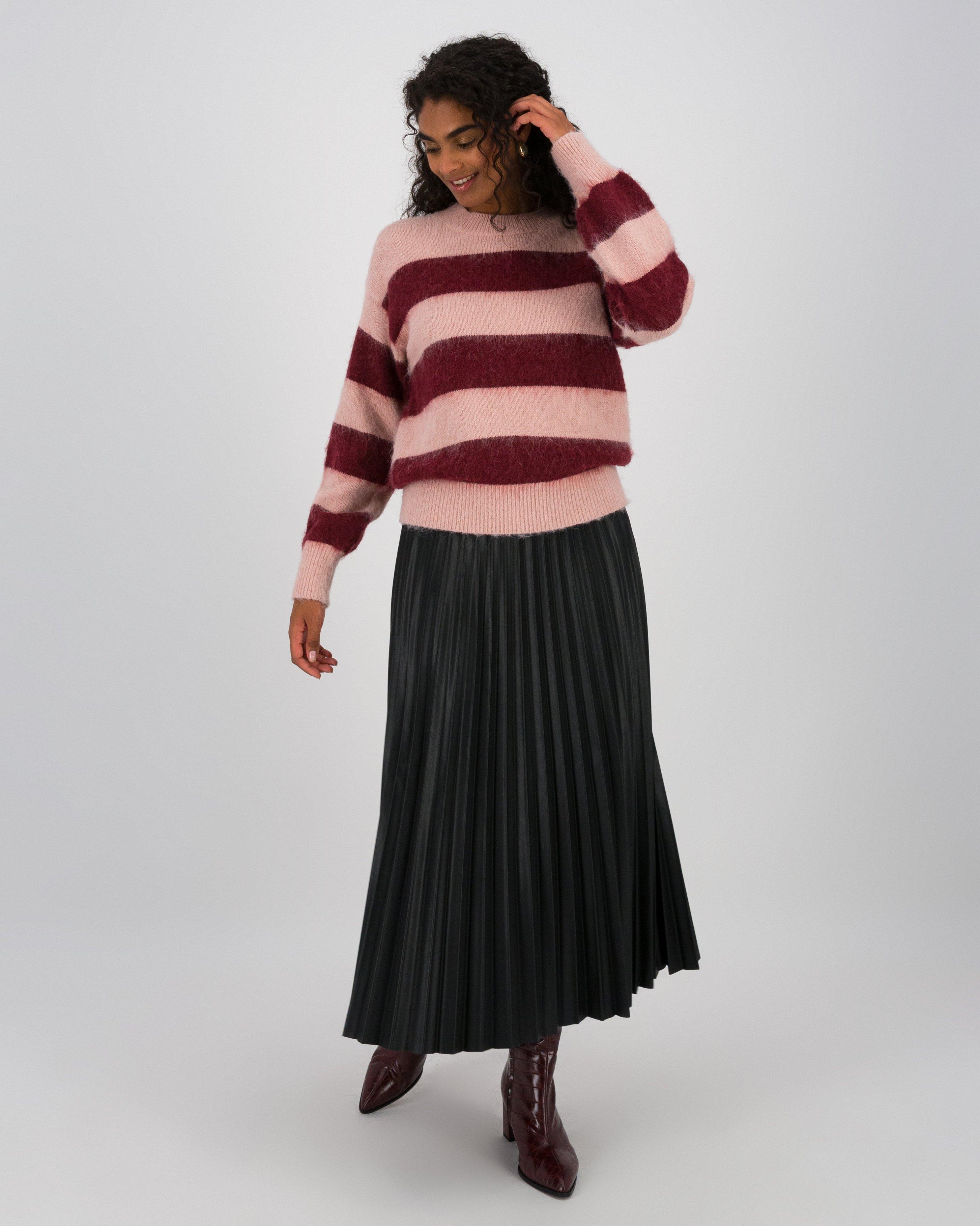 Dawn Stripe Knitwear -  Pink