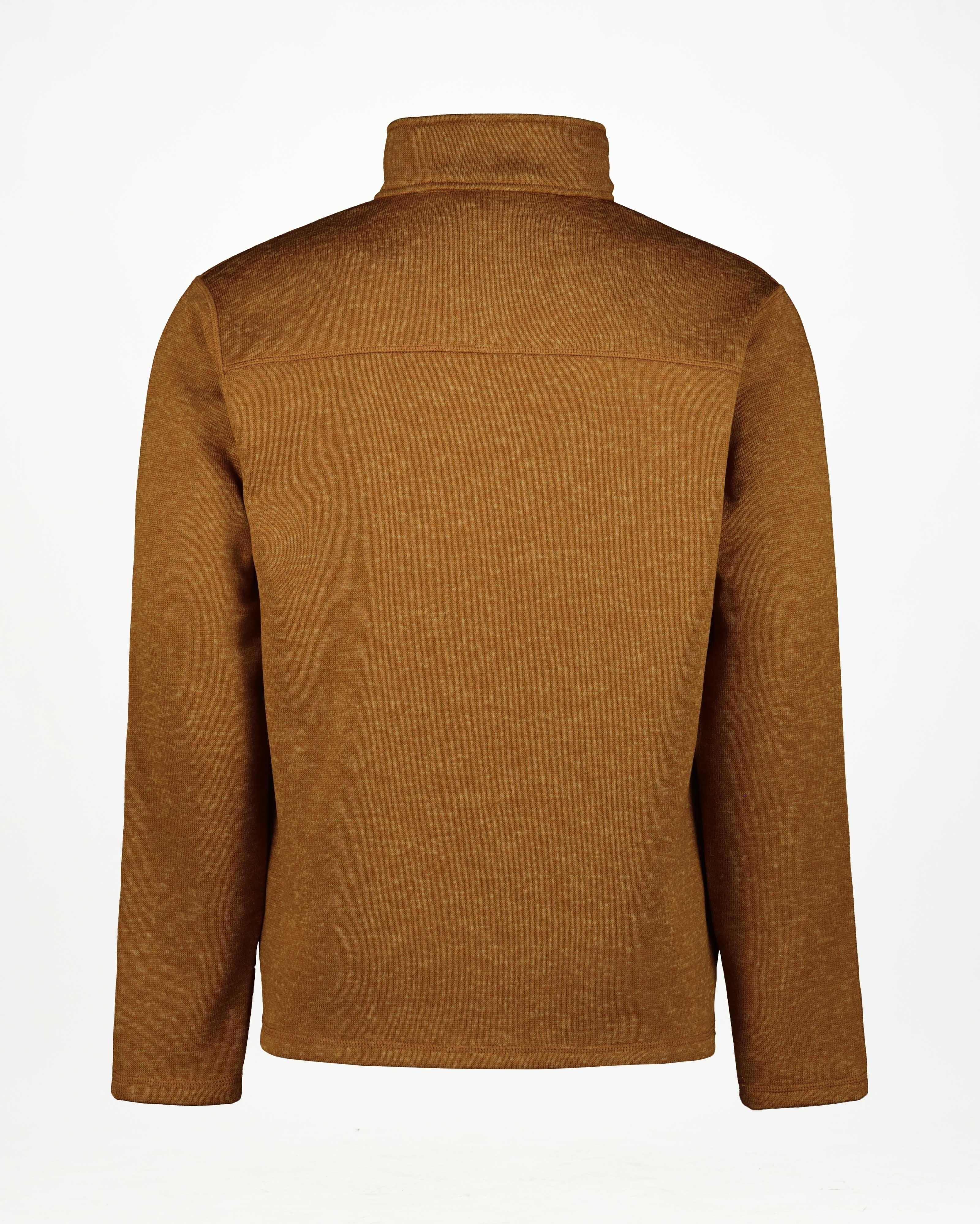 K-Way Elements Men's Timber Fleece 1/4 Zip -  Tan