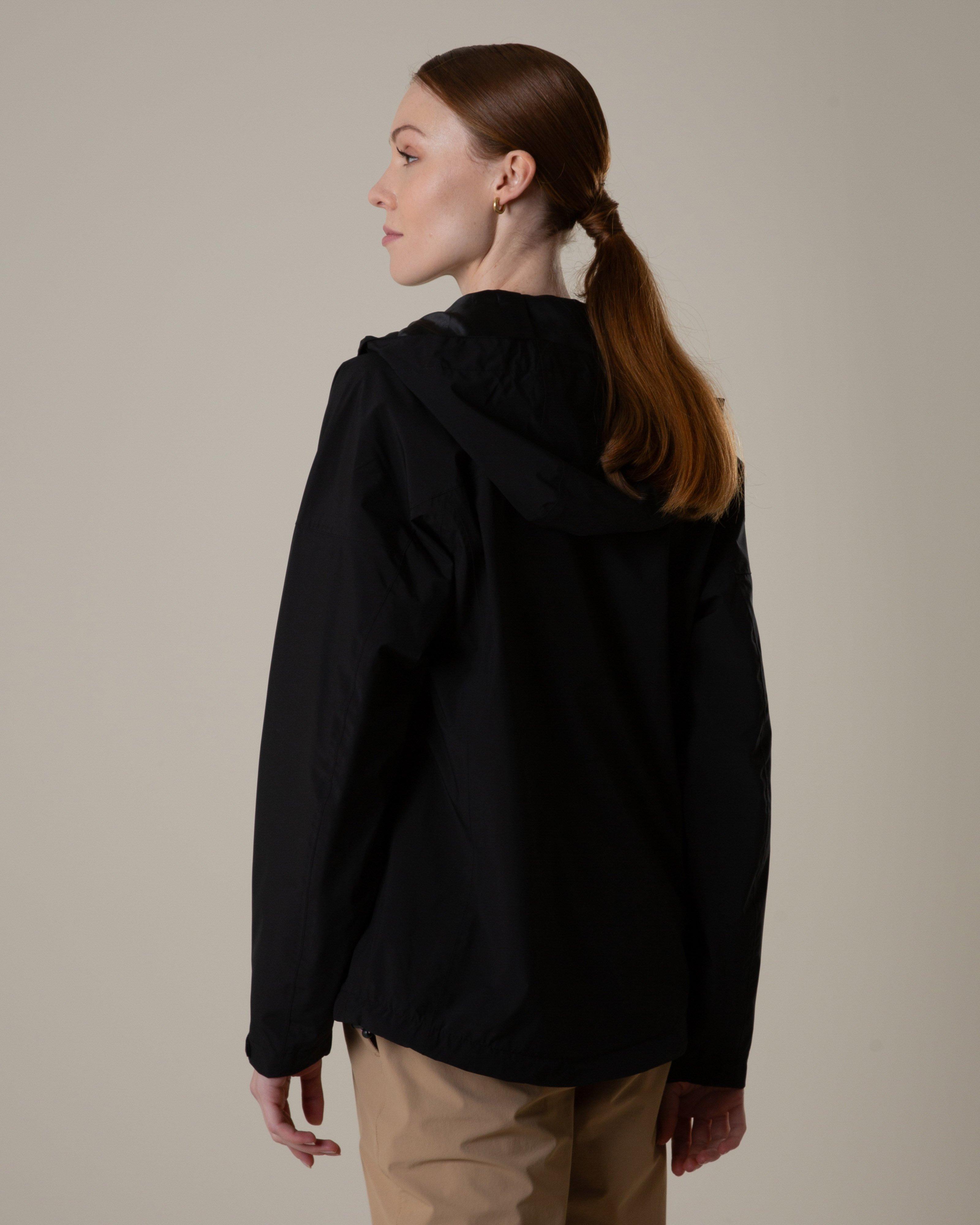 K-Way Women's Cloudburst Waterproof Jacket -  Black