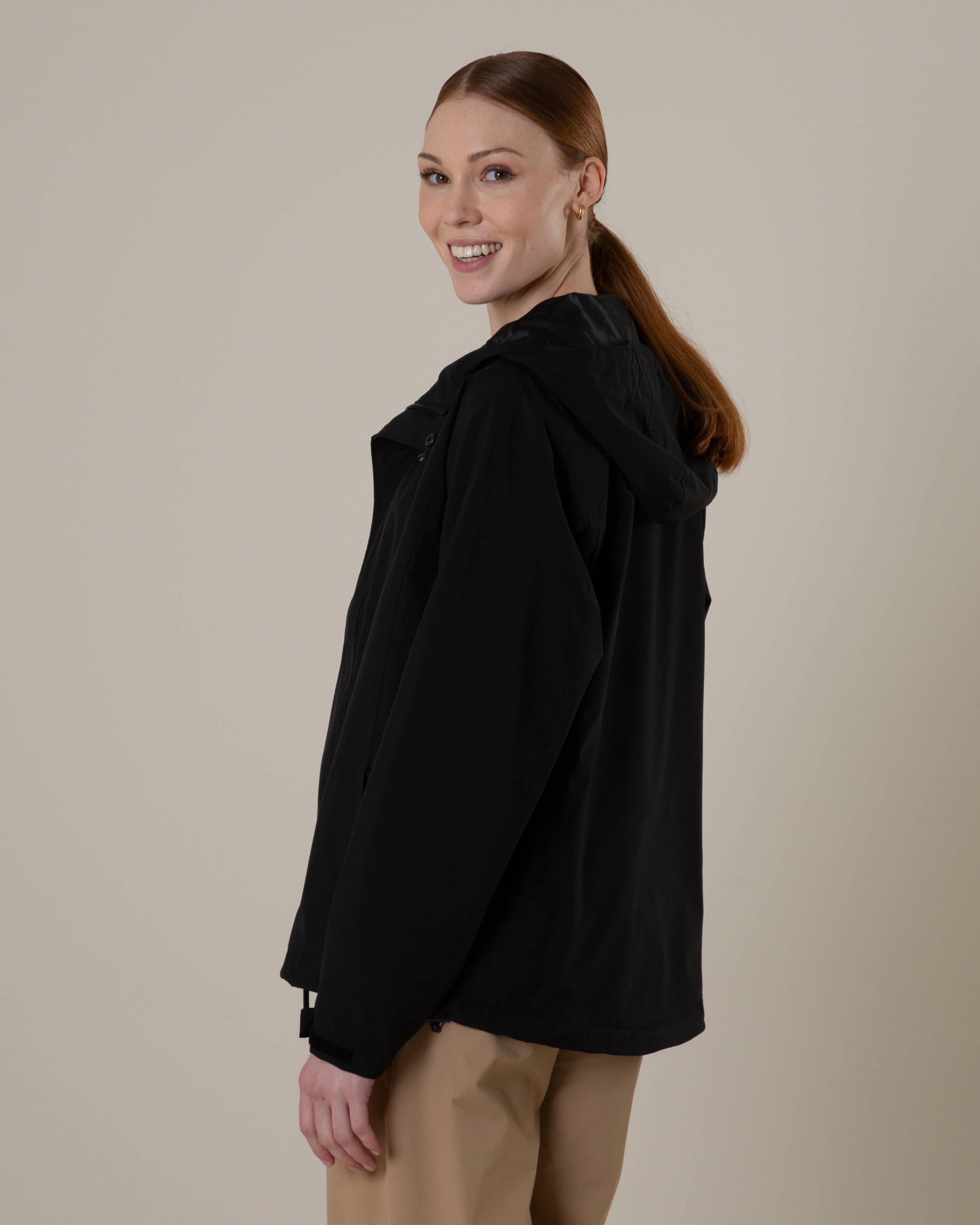 K-Way Women's Cloudburst Waterproof Jacket -  Black