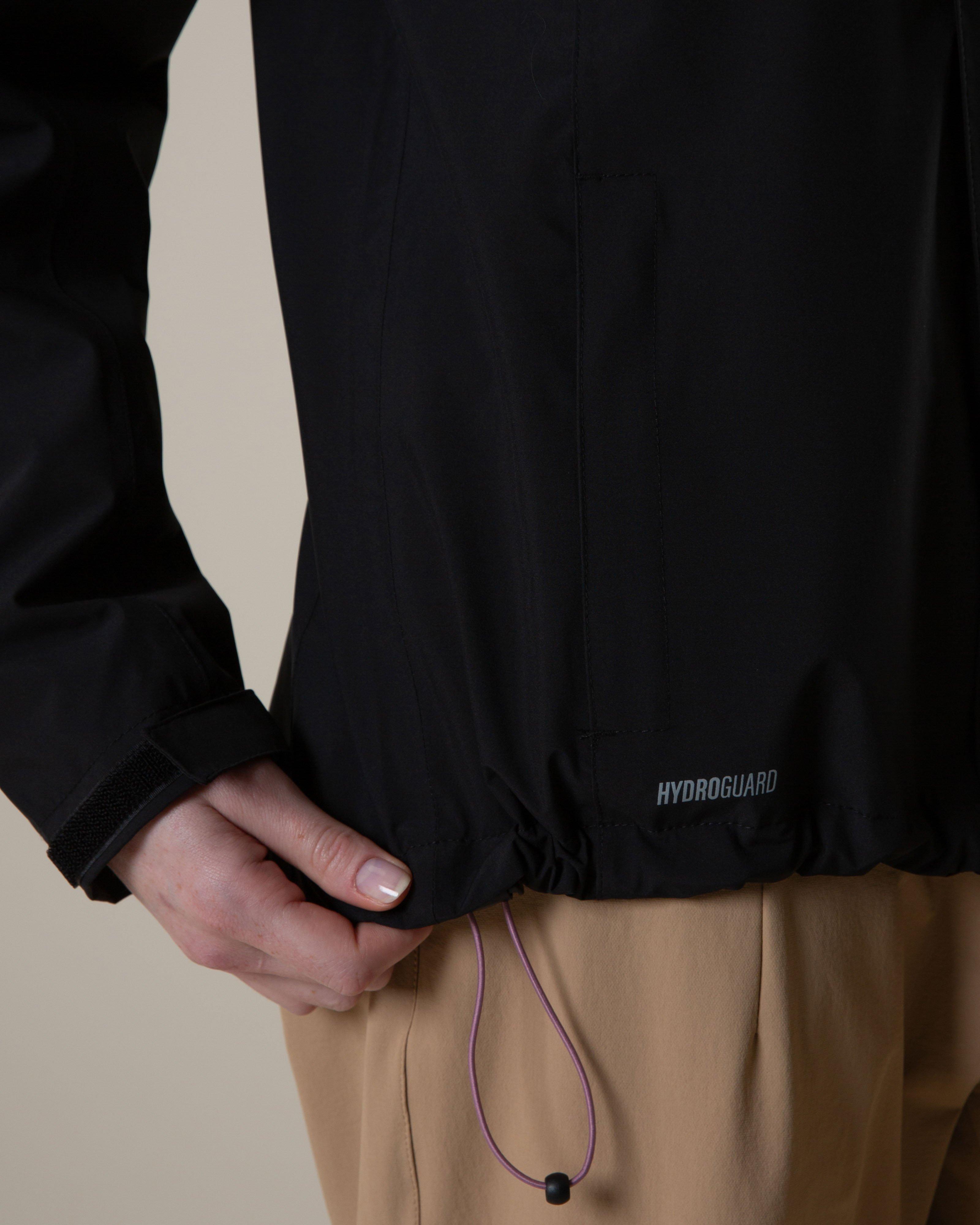 K-Way Women's Cloudburst Waterproof Jacket -  Black
