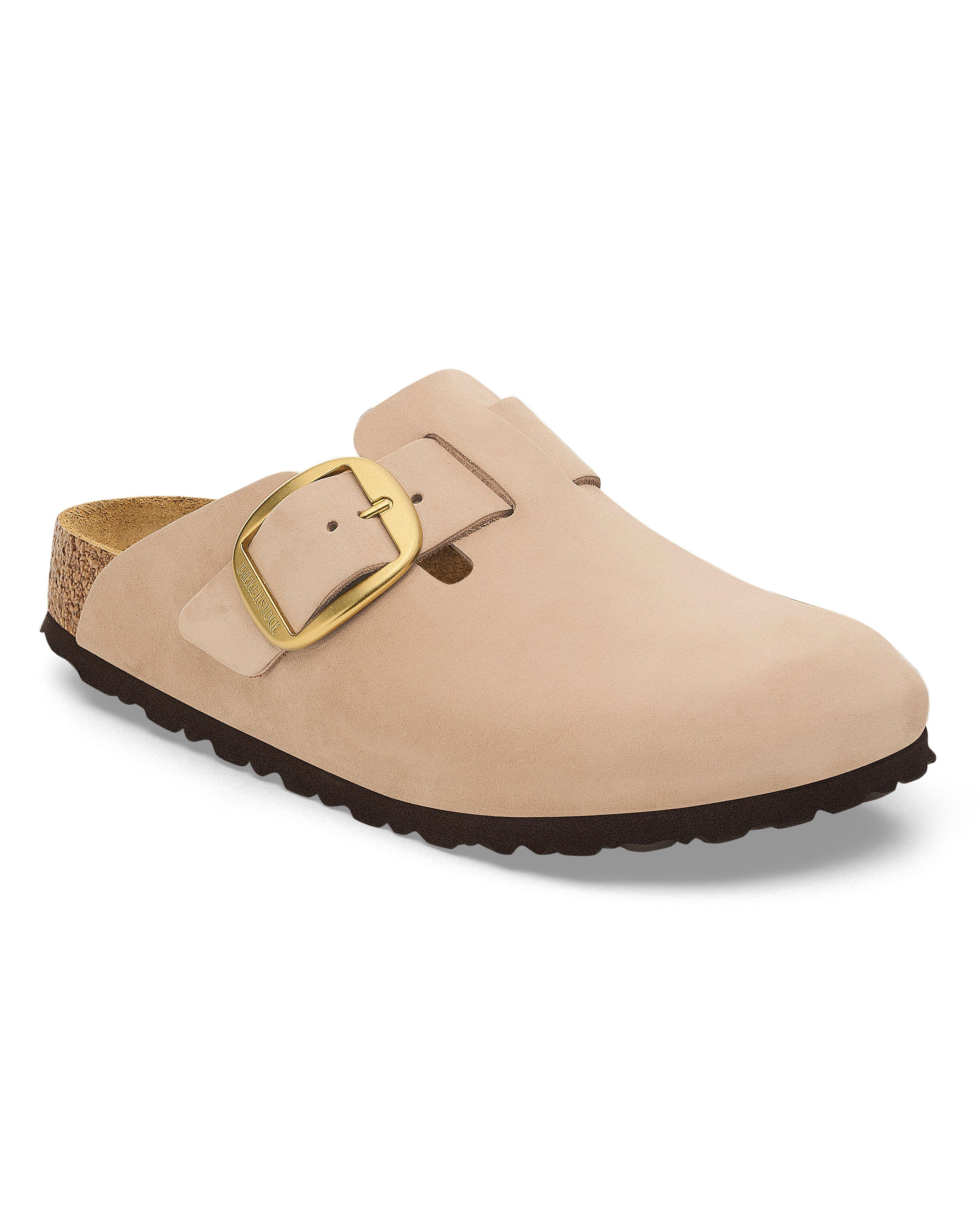 Birkenstock Boston Big Buckle Clog -  Brown