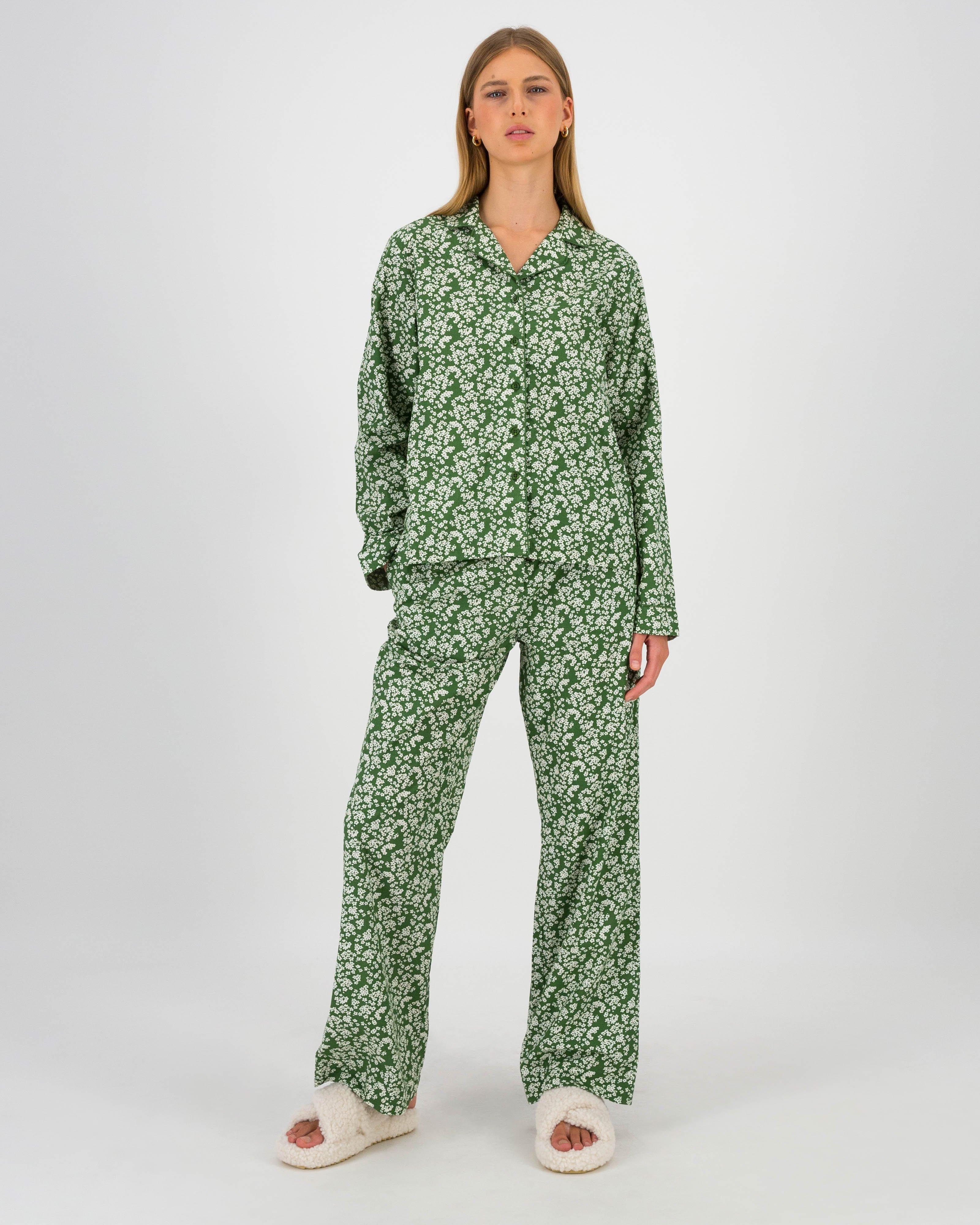 Bebe Ditsy Sleep Set -  Olive