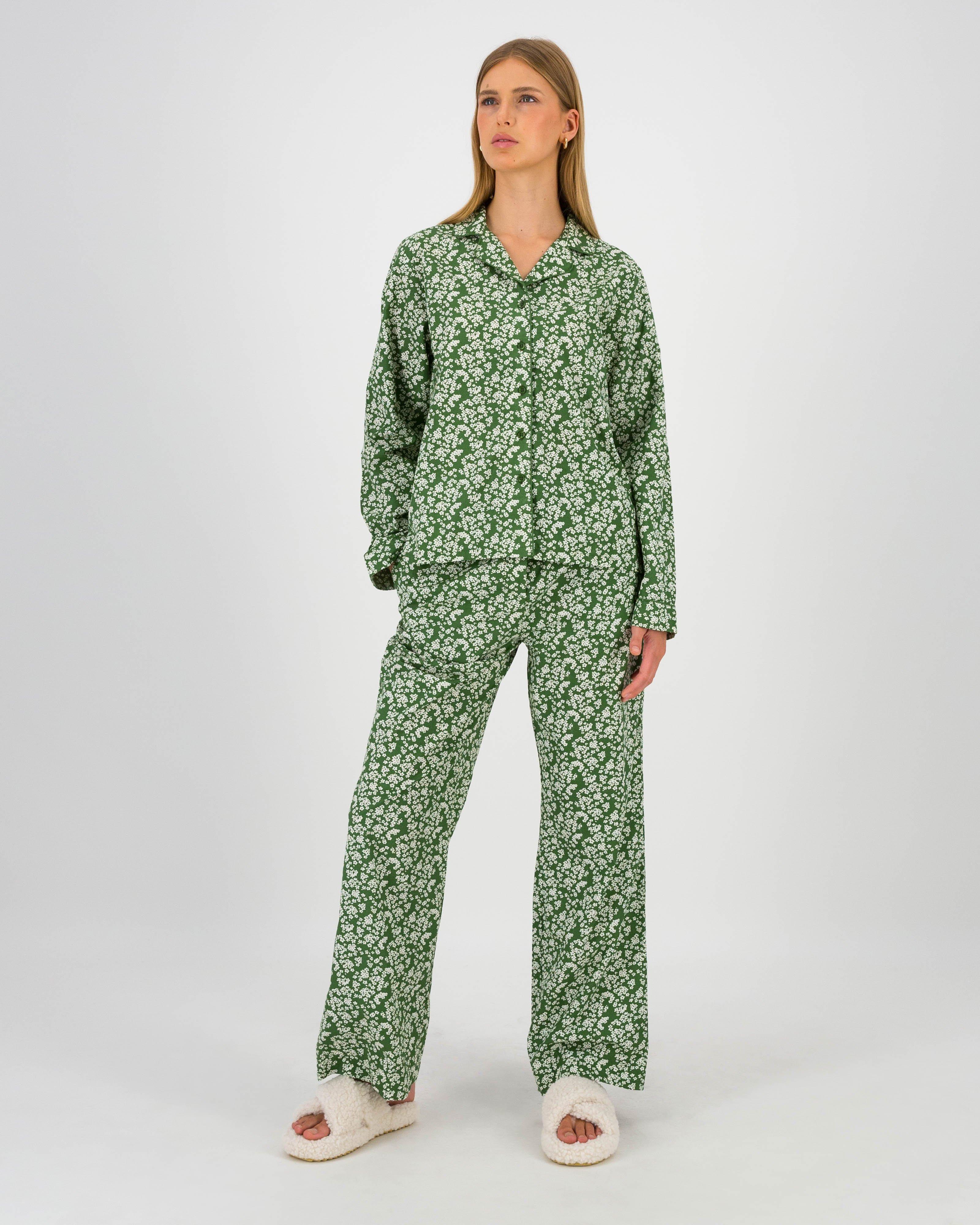 Bebe Ditsy Sleep Set -  Olive