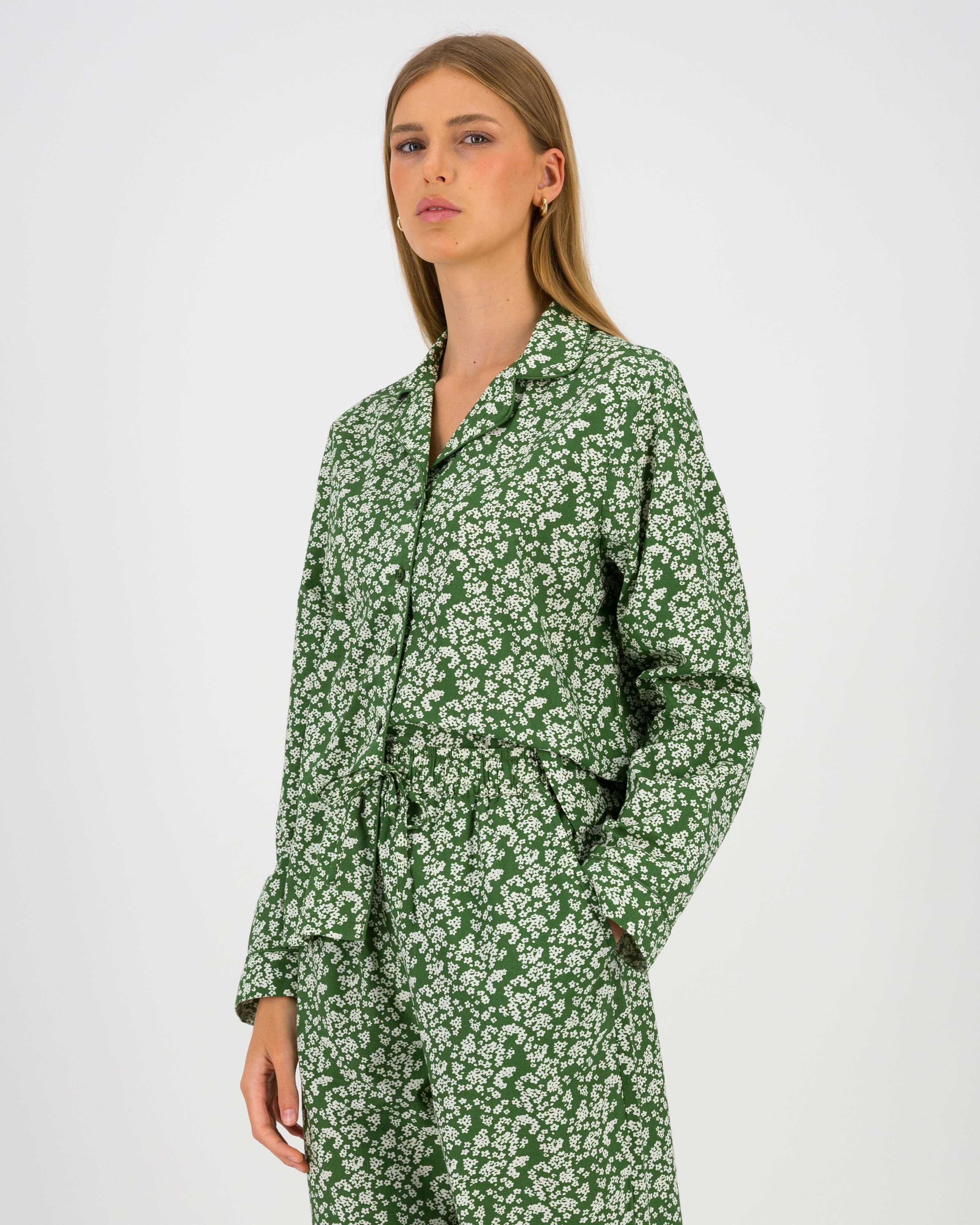 Bebe Ditsy Sleep Set -  Olive