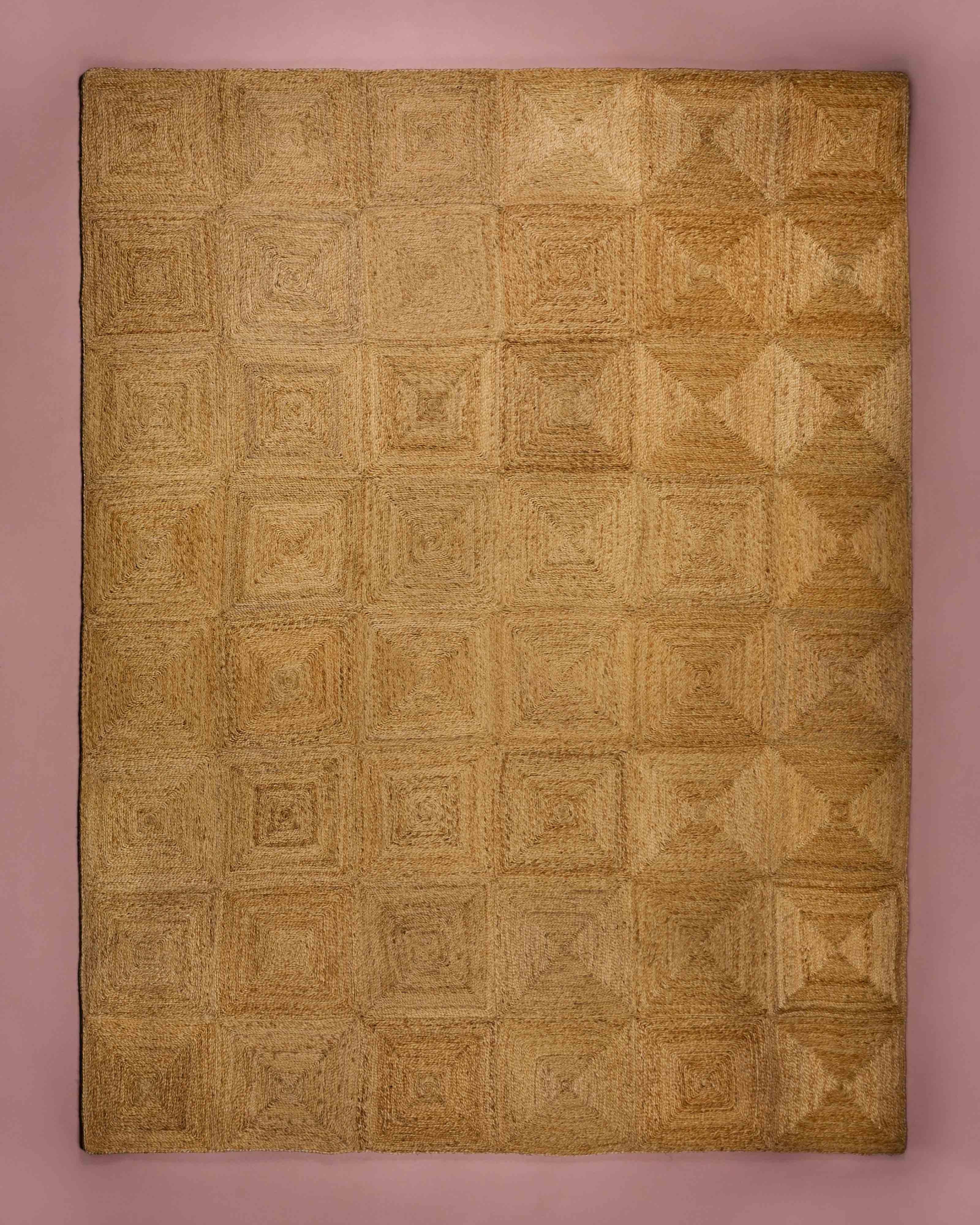 Nelly Hand Woven Jute Rug - 300cm x 400cm -  Tan