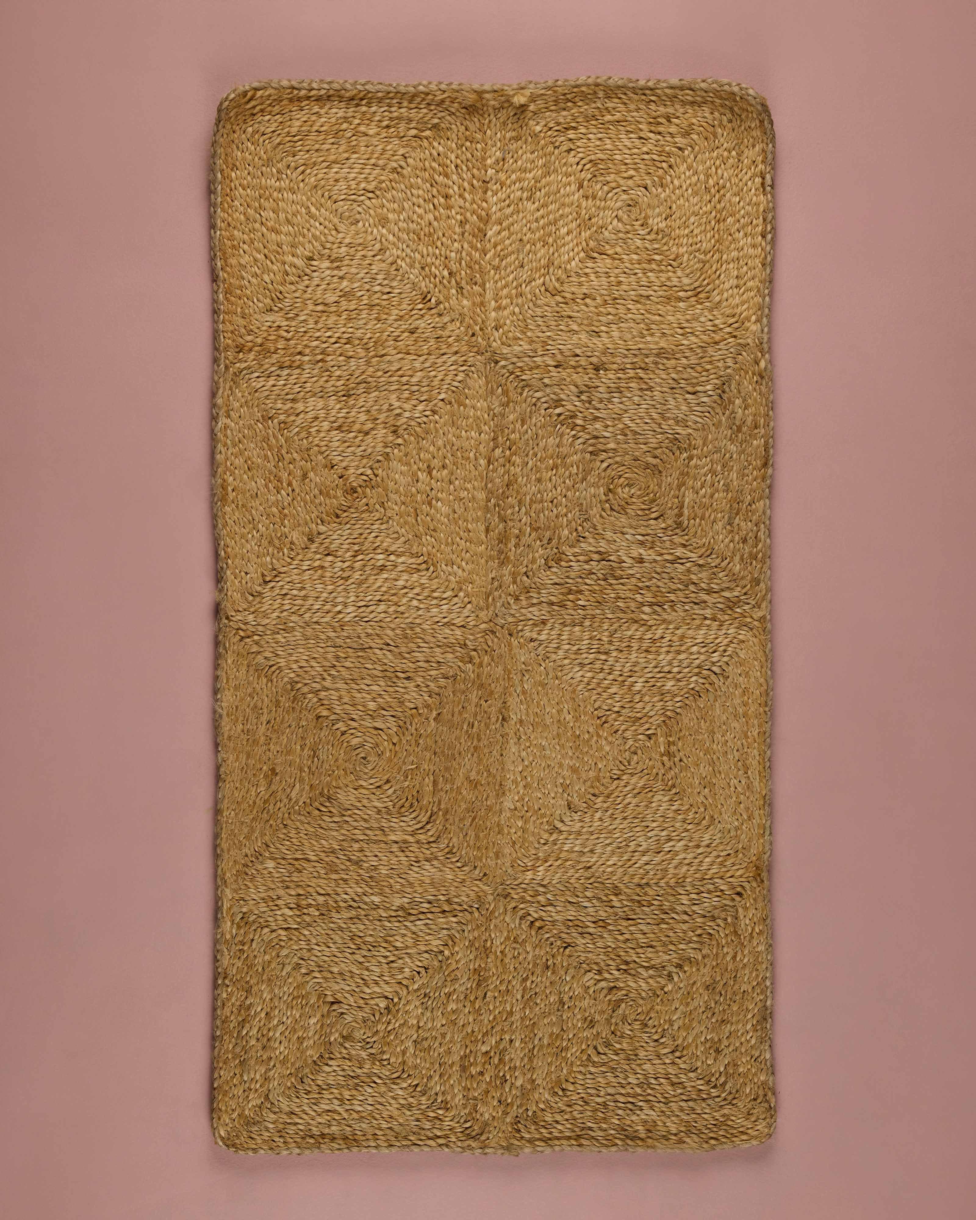 Nelly Hand Woven Jute Runner - 70cm x 140cm -  Tan