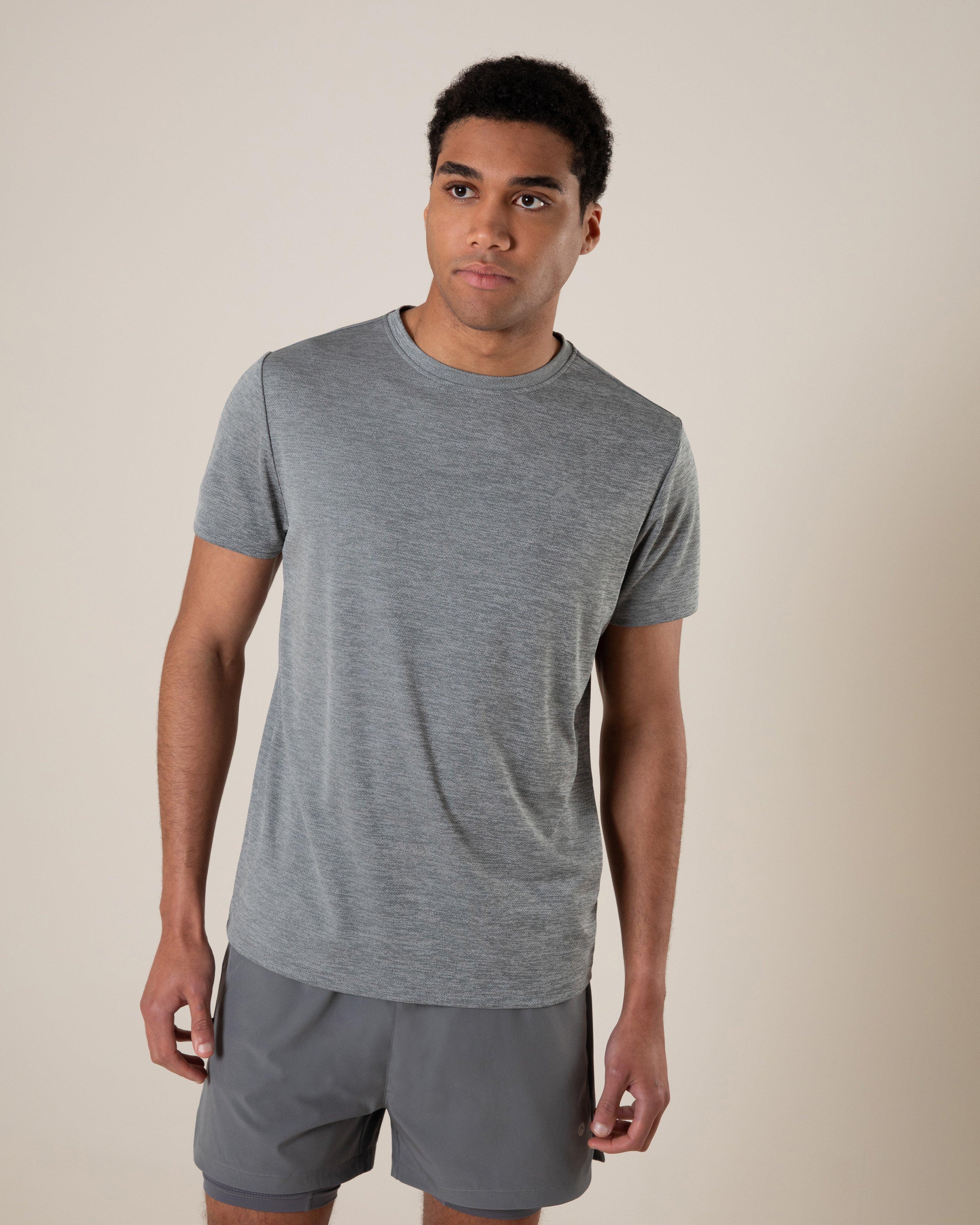 K-WAY Pulse Men's Active T-Shirt -  Charcoal