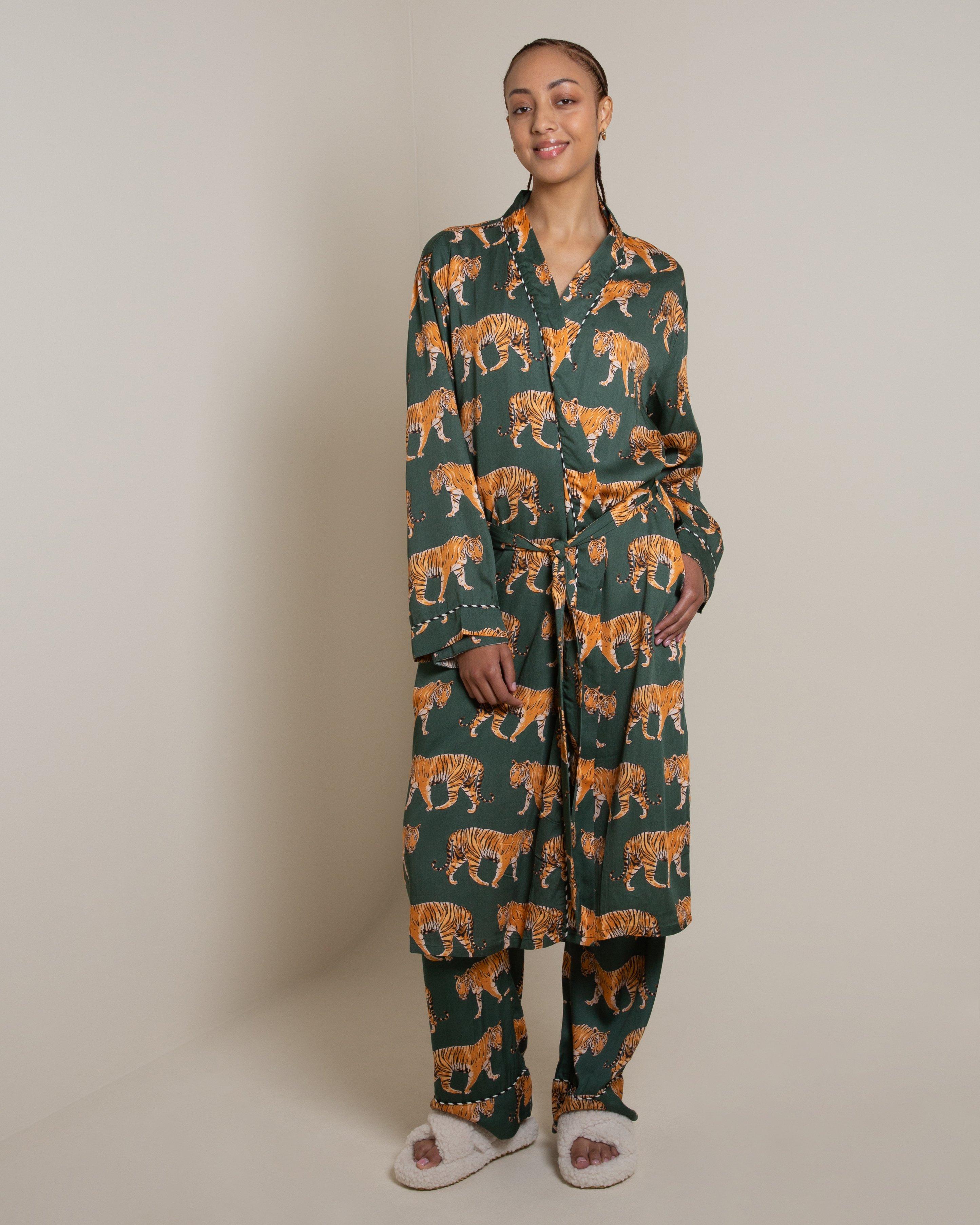 Roxy Animal Gown -  Olive
