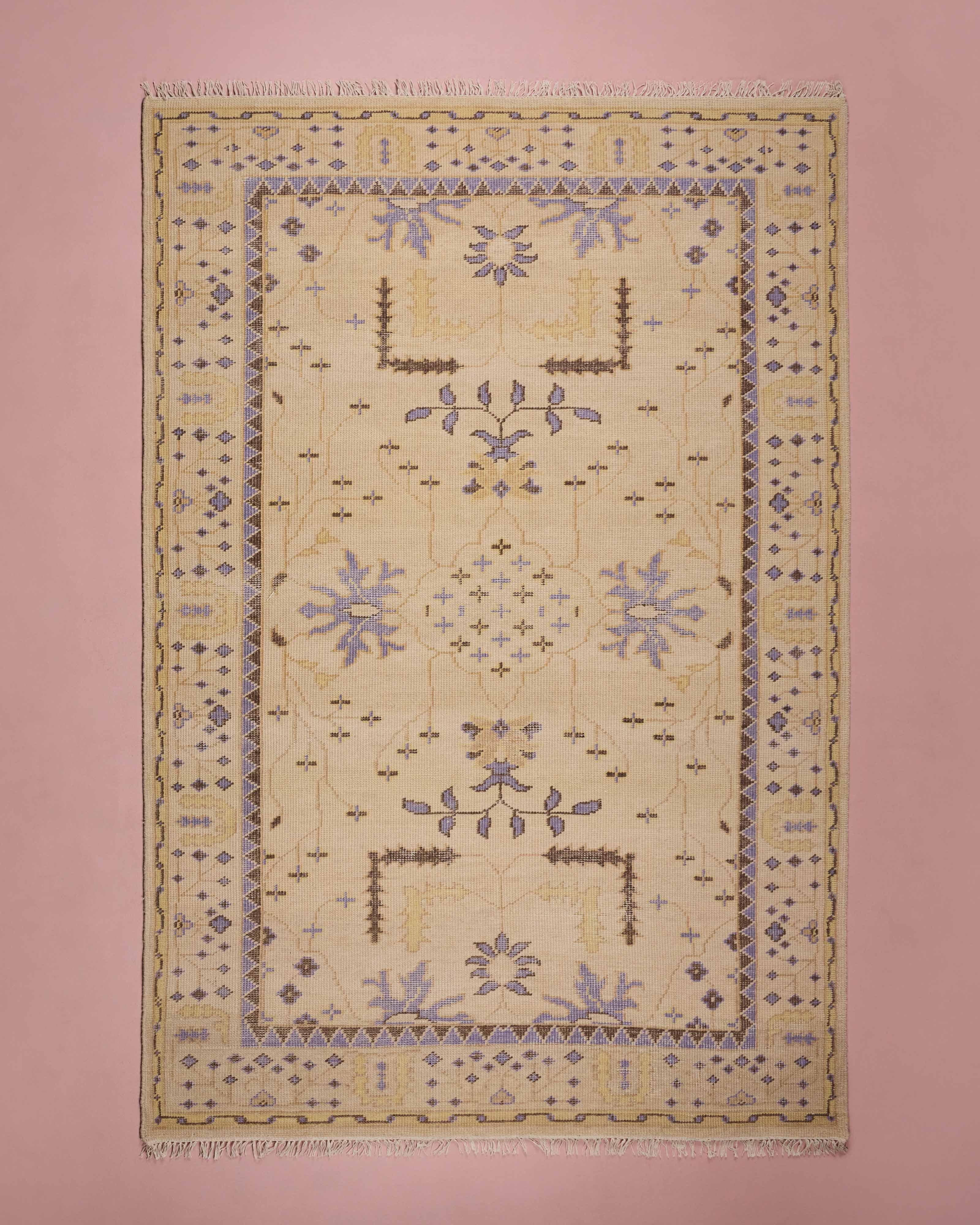Aly Hand-Knotted Rug - 300cm x 200cm -  Milk