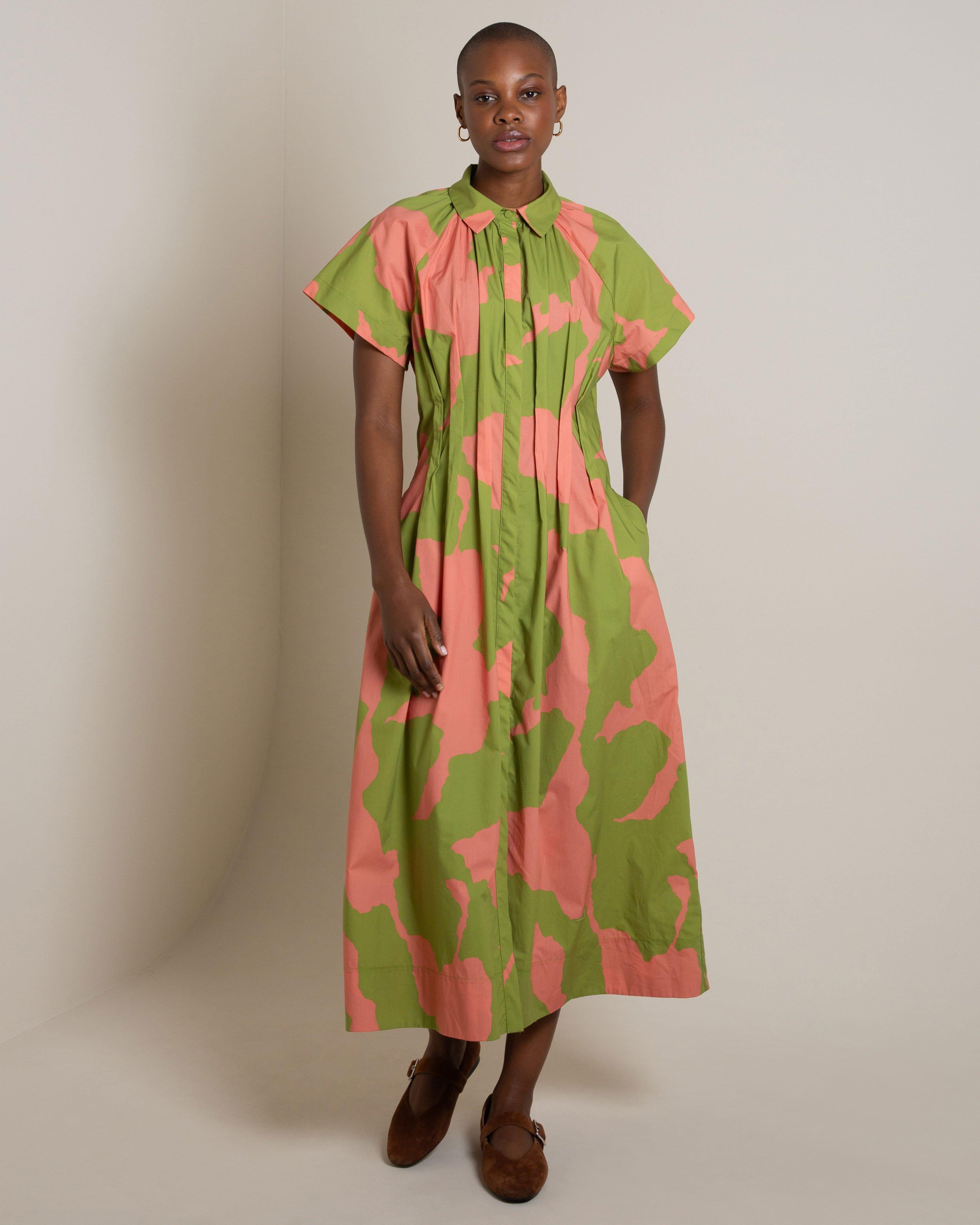 Tiana Waisted Shirt Dress -  Assorted