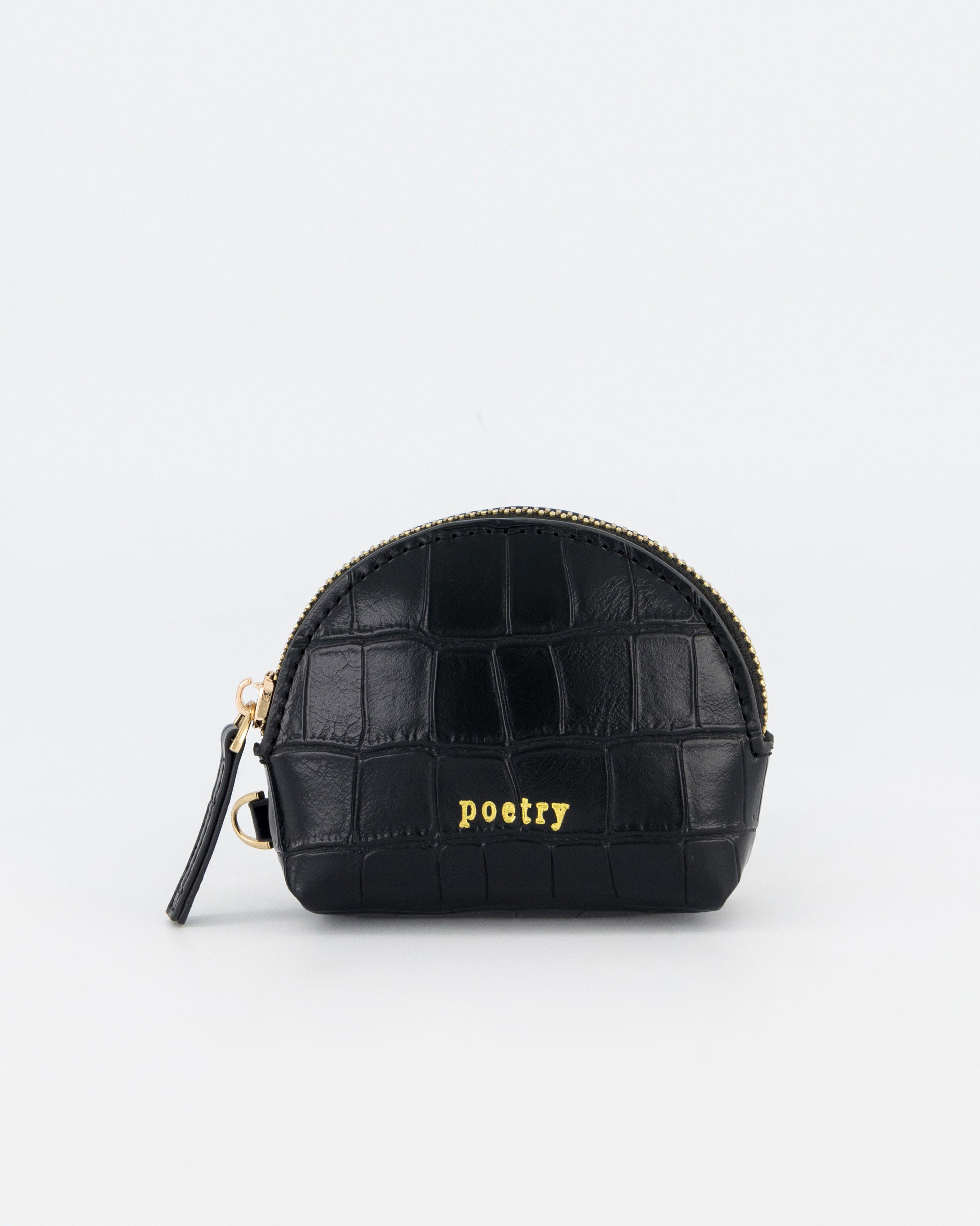 Leighton Small Coin Purse -  Black
