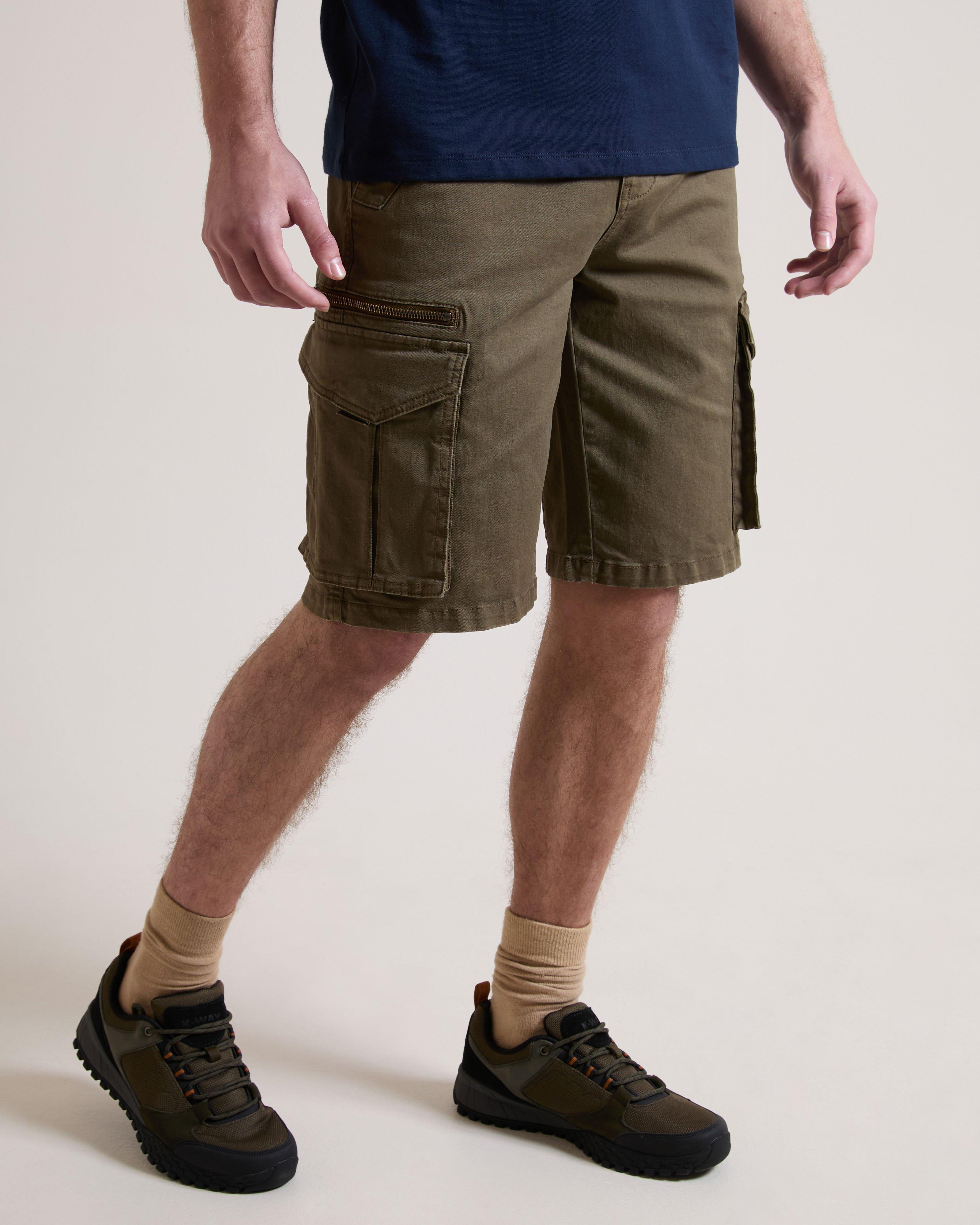 K-Way Elements Men's Jaxon Utility Workwear Shorts -  Brown