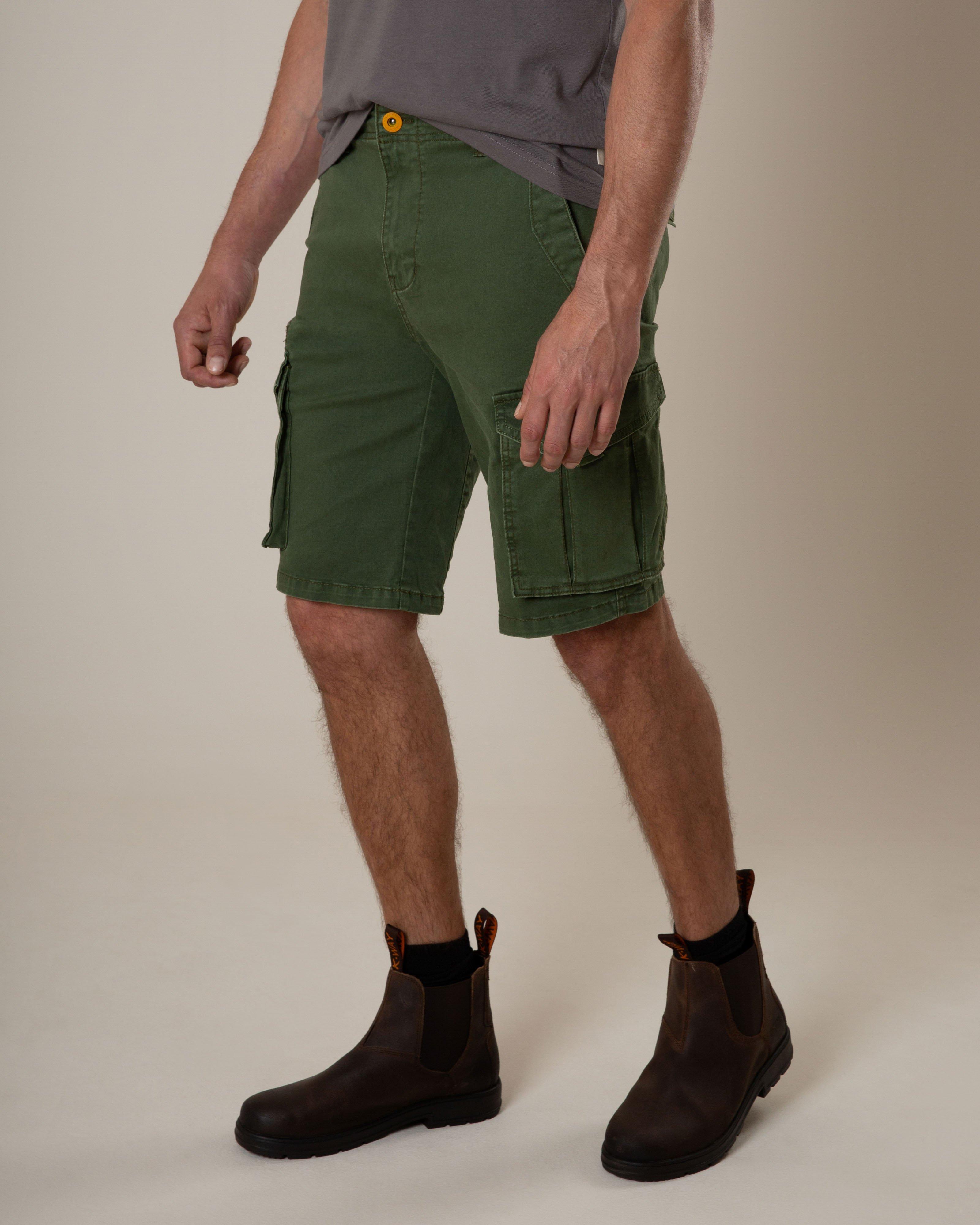 K-Way Elements Men's Jaxon Utility Workwear Shorts -  Olive