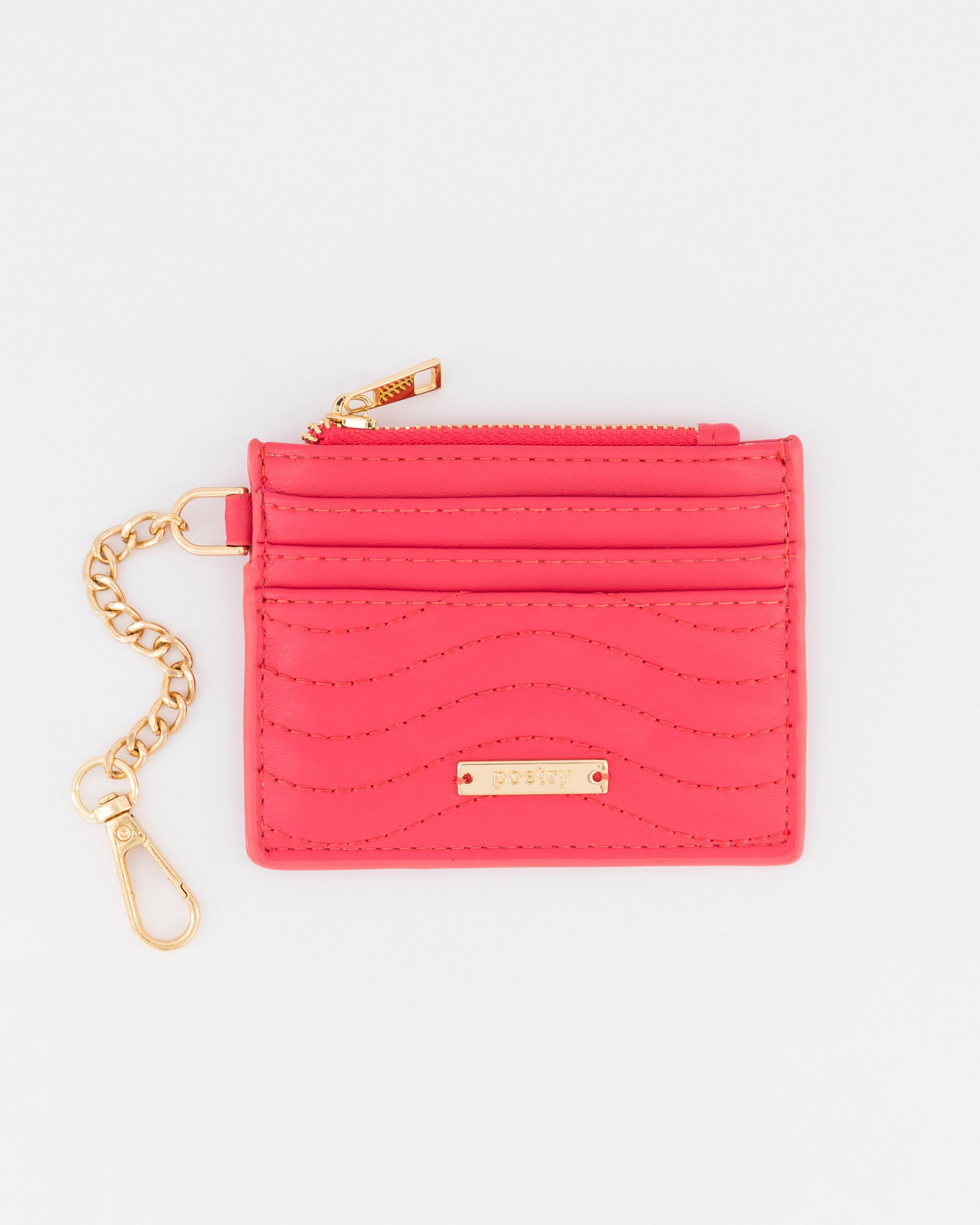 Petal Chain Cardholder -  Pink