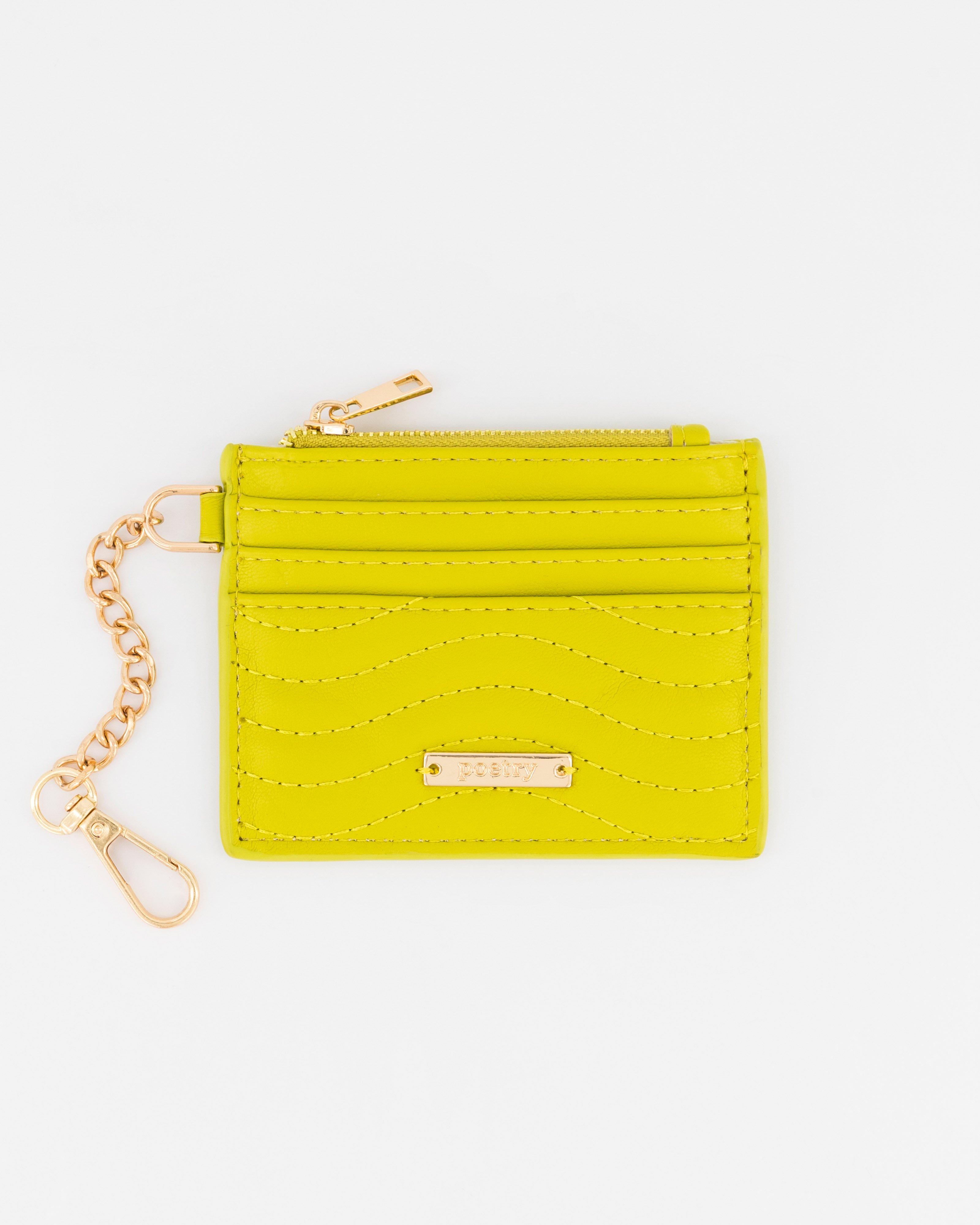 Petal Chain Cardholder -  Green
