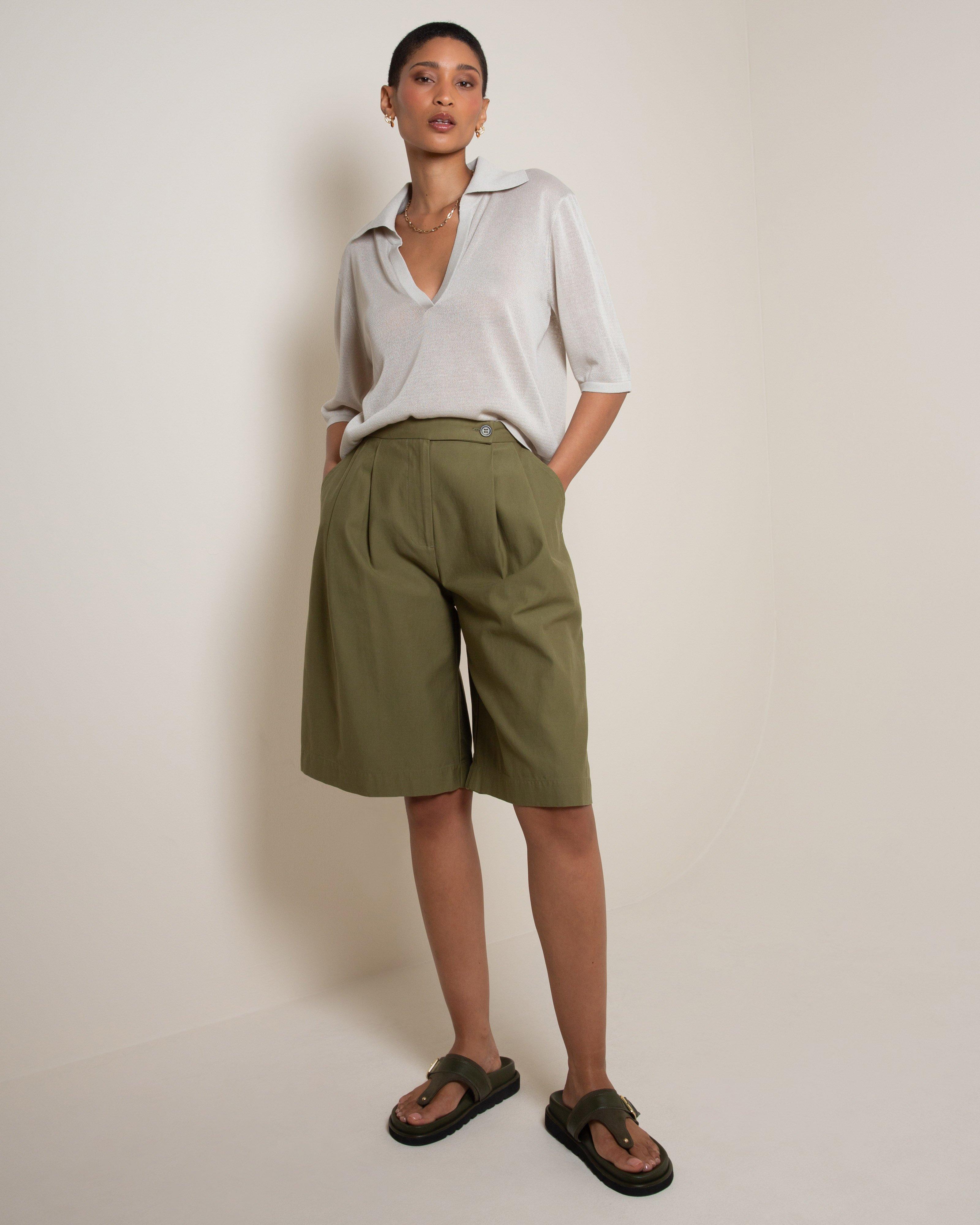  Vicky Bermuda Shorts -  Olive
