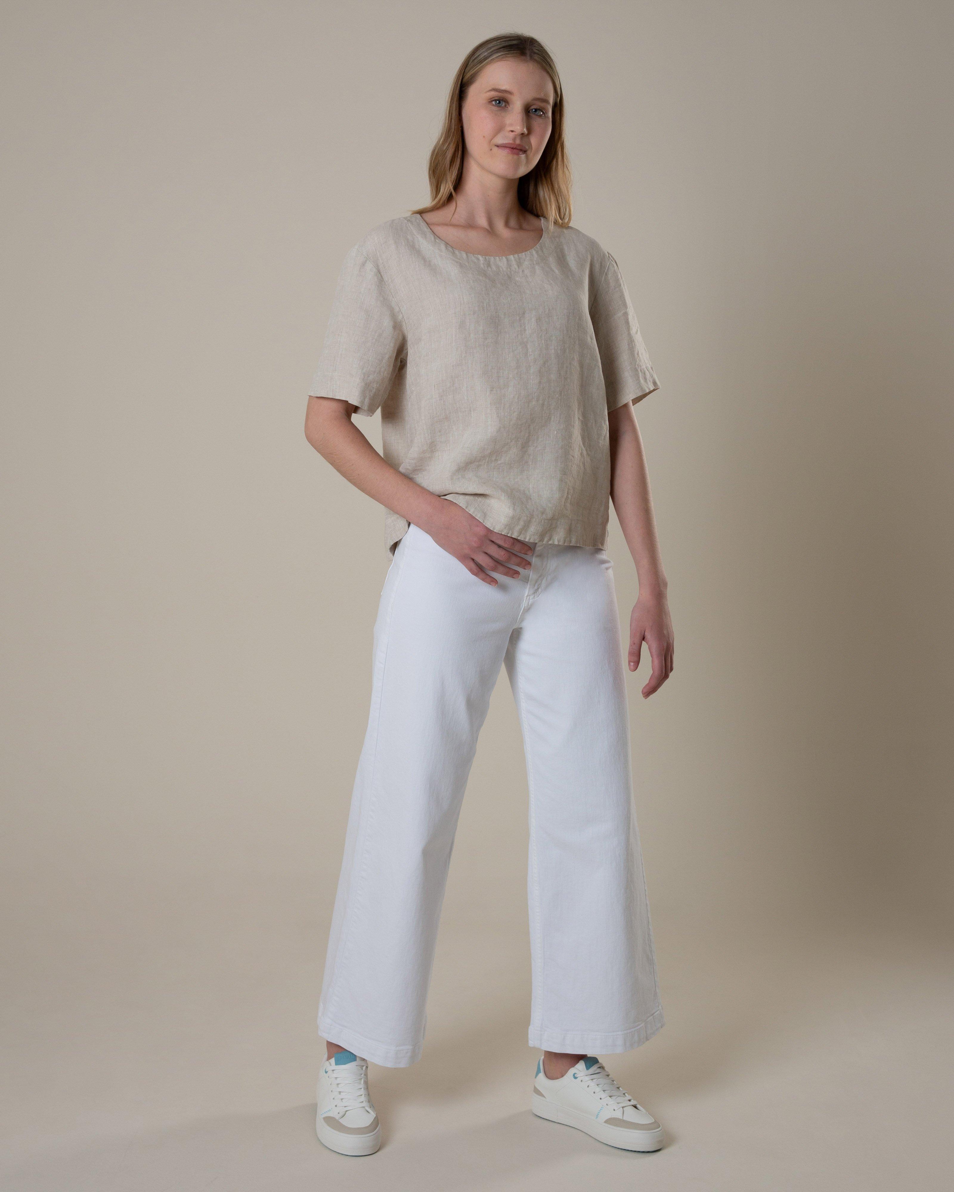 Old Khaki Women's Micah Popover Linen Top | Cape Union Mart