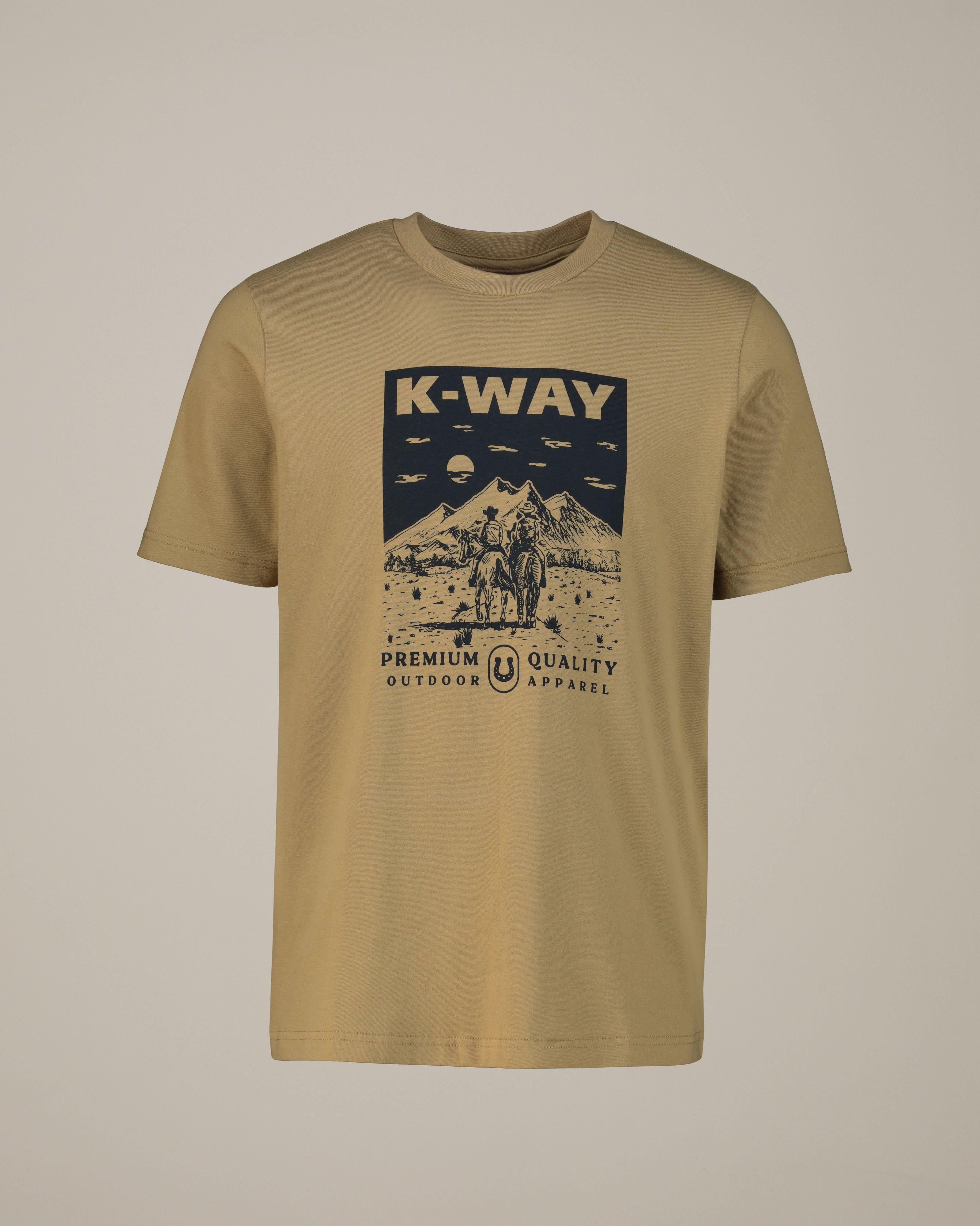 K-Way Elements Men's Desert Rider T-Shirt -  Gold