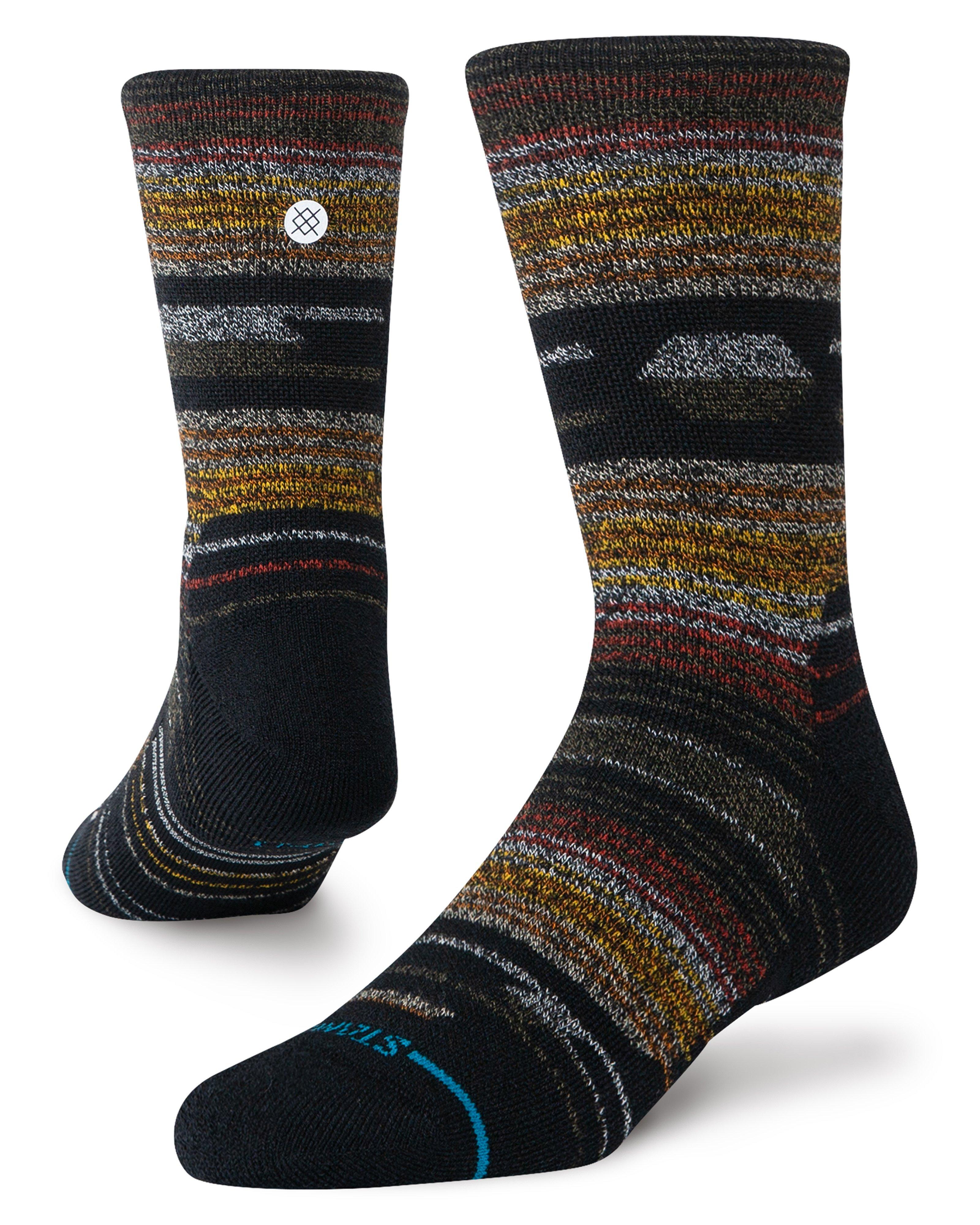 Stance Fork In The Road Mid Crew Socks -  Black